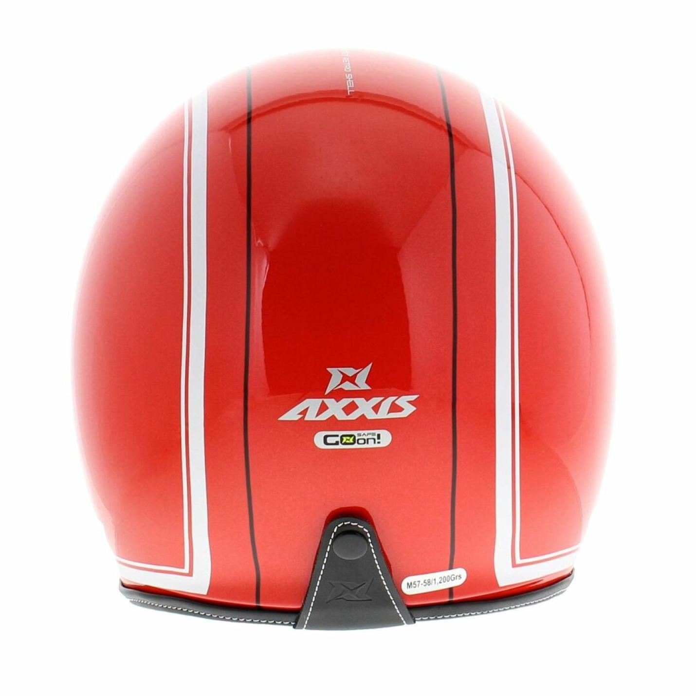 Helm Axxis Hornet Royal Glans Rood AE-trading