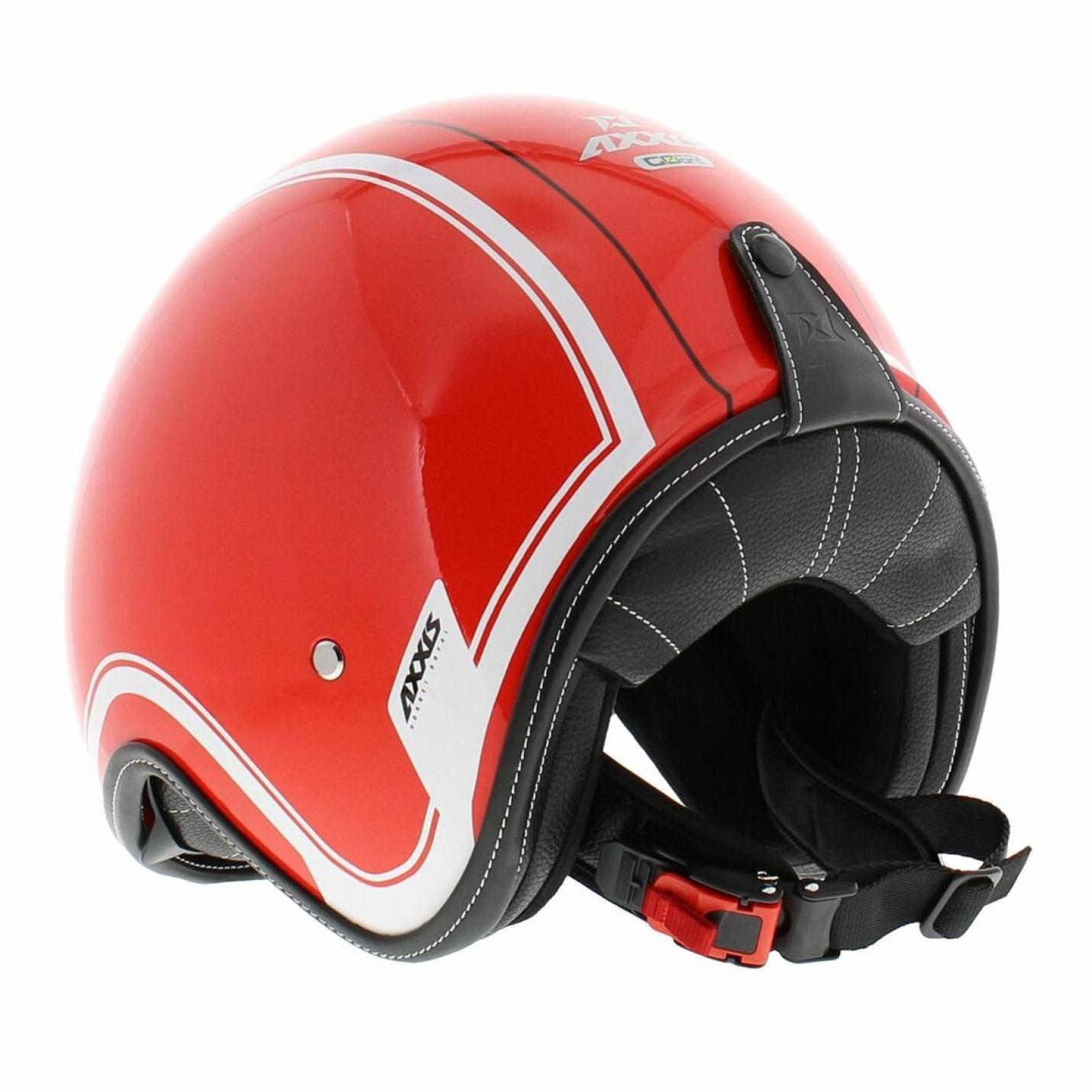 Helm Axxis Hornet Royal Glans Rood AE-trading