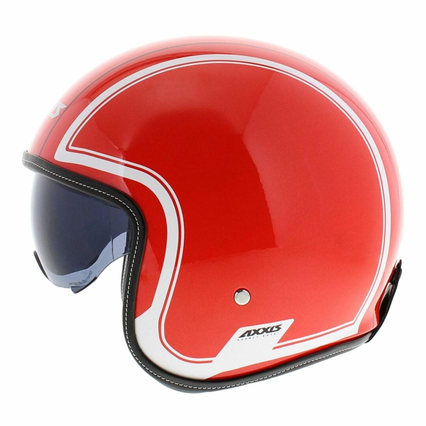Helm Axxis Hornet Royal Glans Rood AE-trading
