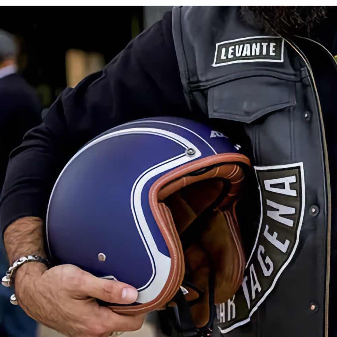 Helm Axxis Hornet Royal Mat Blauw AE-trading