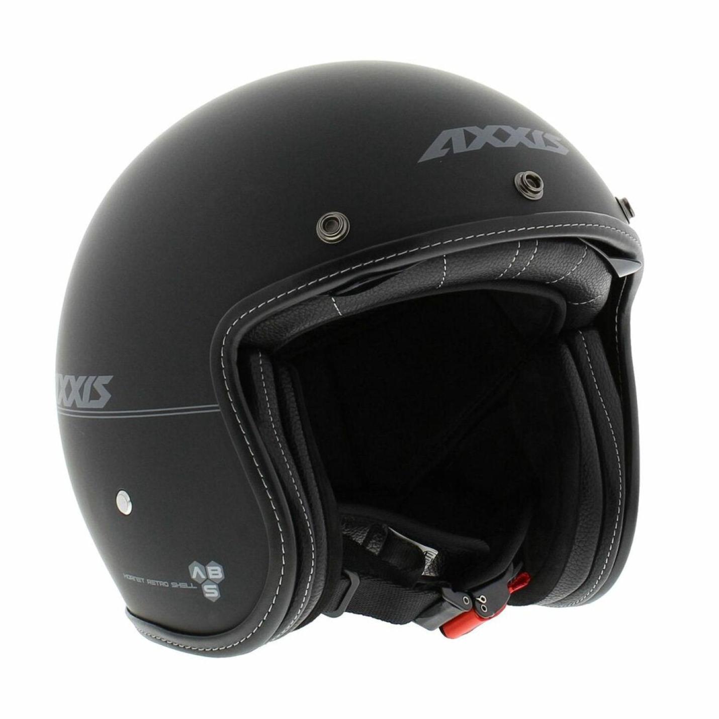 Helm Axxis Hornet Solid Mat Zwart AE-trading