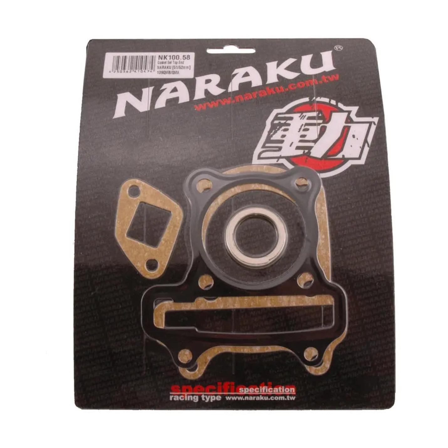 Kopset Naraku 52mm | GY6 4T 10" / 12" AE-trading