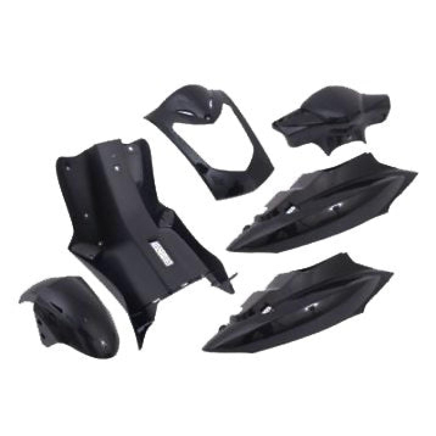 Kappenset 6-delig Zwart | Kymco Agility 12" AE-trading