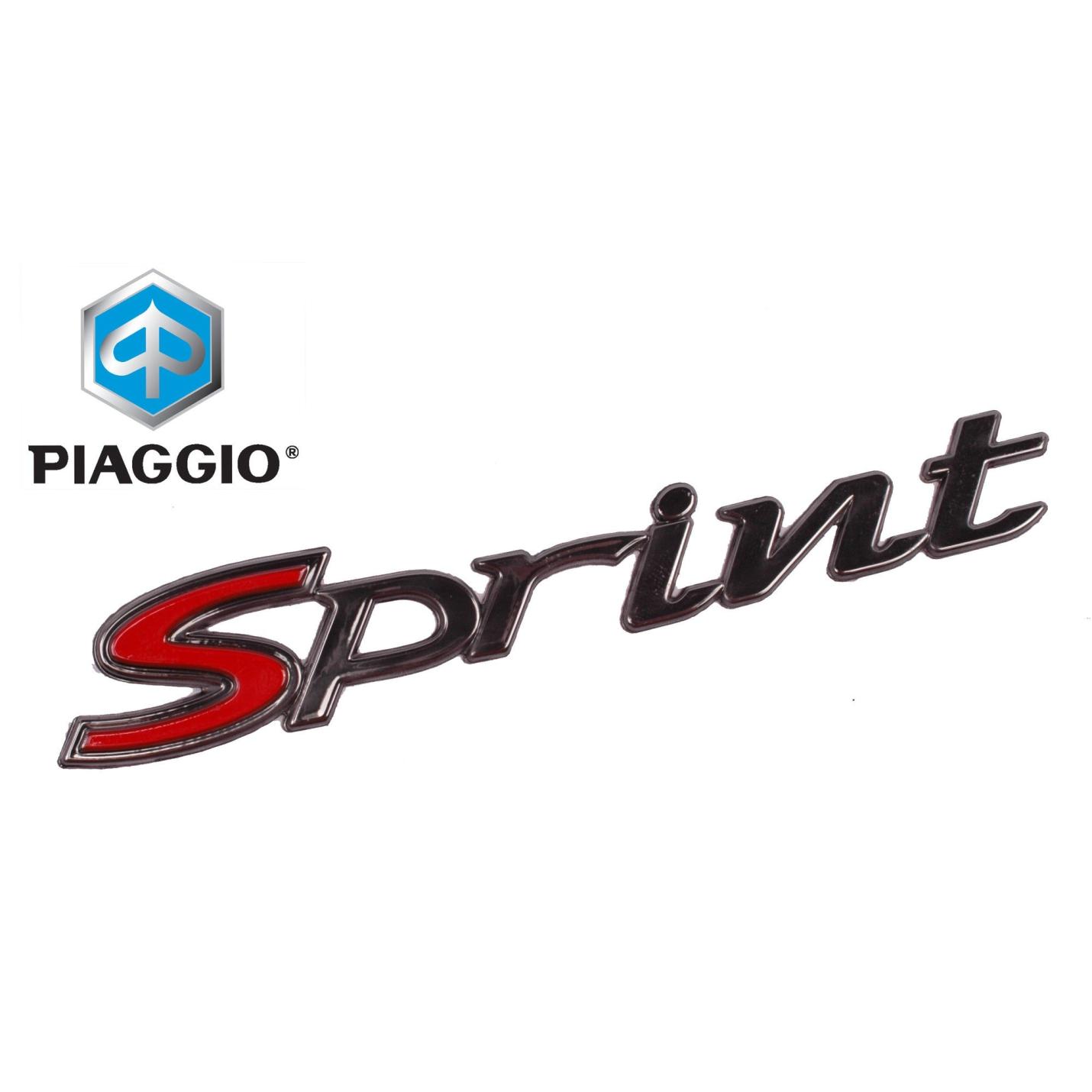 Embleem OEM "Sprint" Smoke 110mm | Vespa Sprint AE-trading