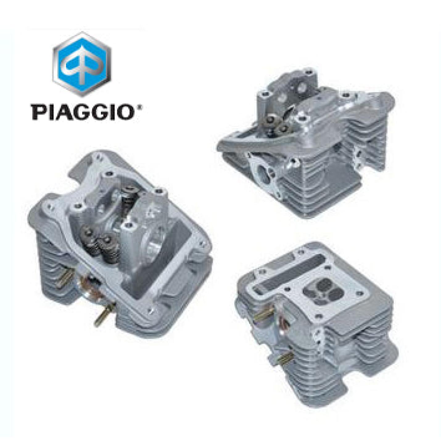 Cilinderkop OEM Compleet | Piaggio 4T 4V AE-trading
