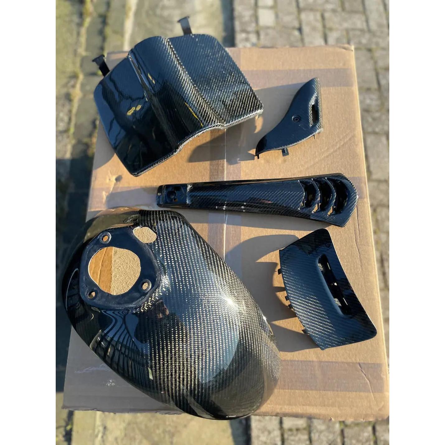 Carbon Fiber beenschildklep Vespa Sprint Primavera handschoenen vak beenschild