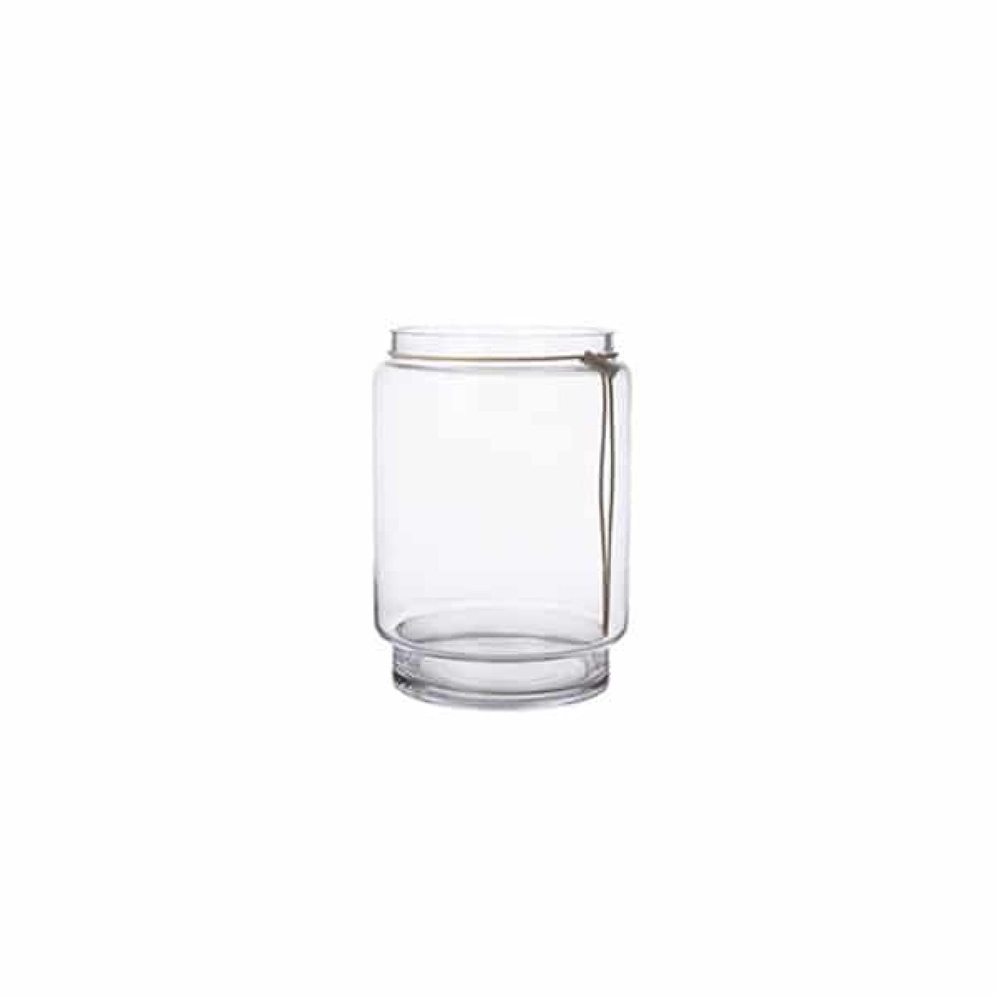 ERNST Vaas / waxinelicht glas cilinder 8