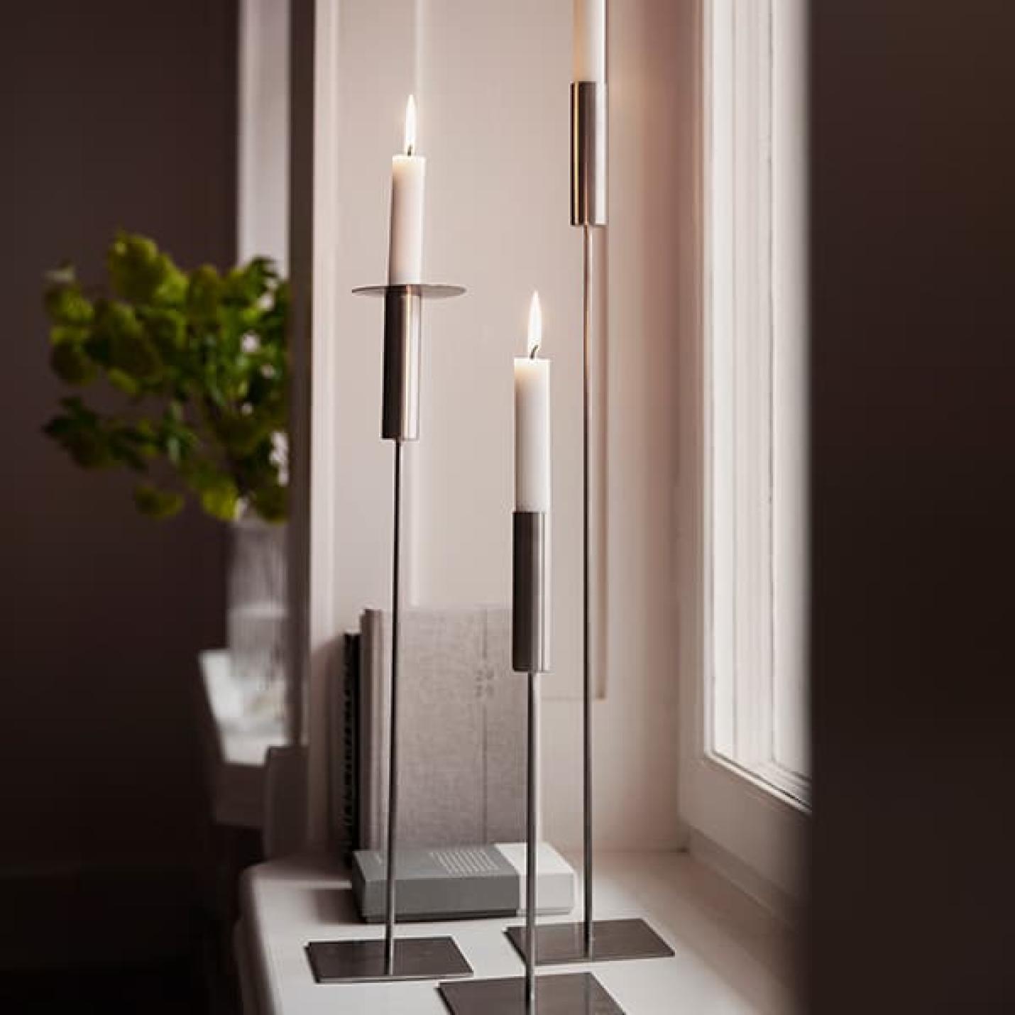 ERNST kandelaar geborsteld aluminium 45; Afbeelding: 2