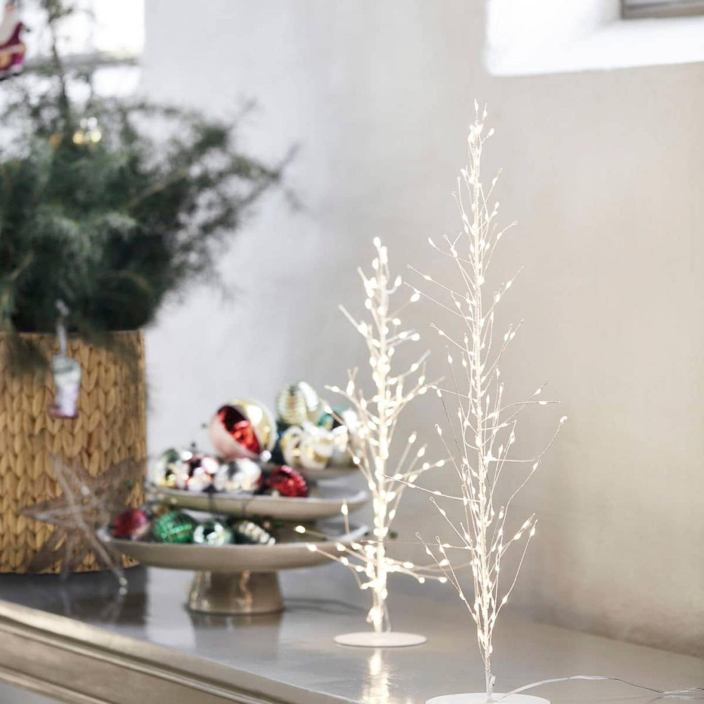 House Doctor kerstboom Glow draad wit groot met LED-lampjes; Afbeelding: 3