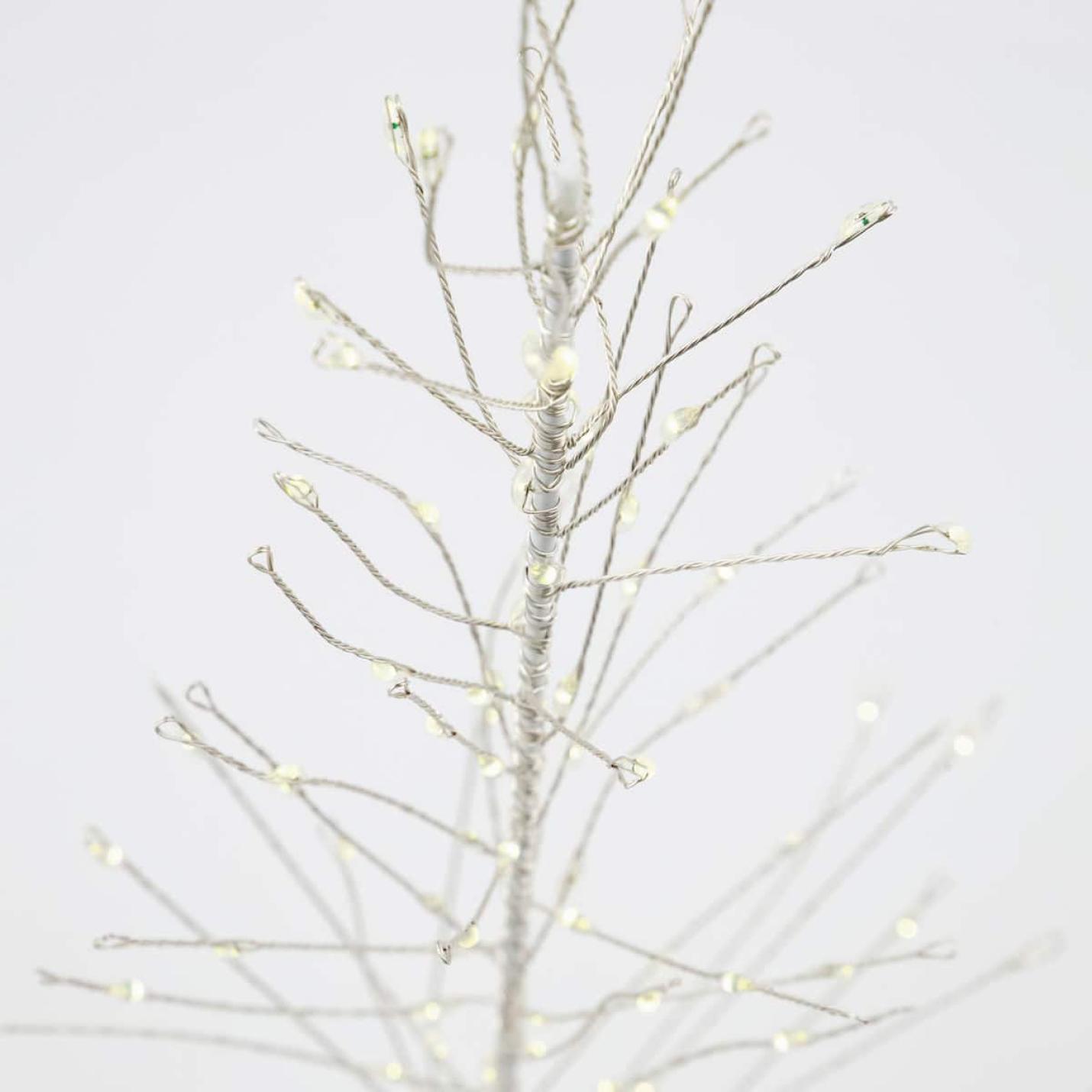 House Doctor Kerstboom Glow draad wit klein met LED-lampjes; Afbeelding: 5