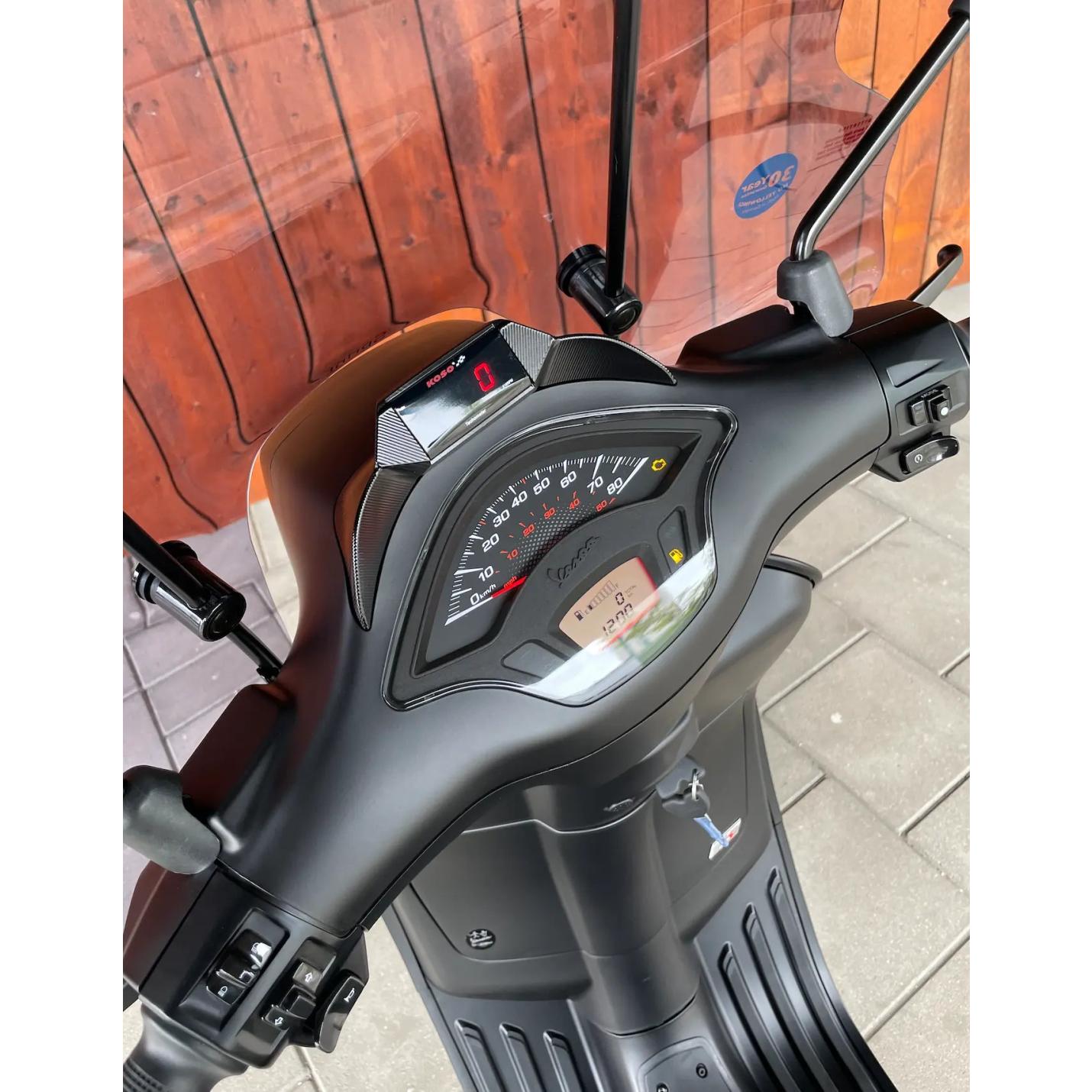 Koso toerenteller met houder Vespa Sprint