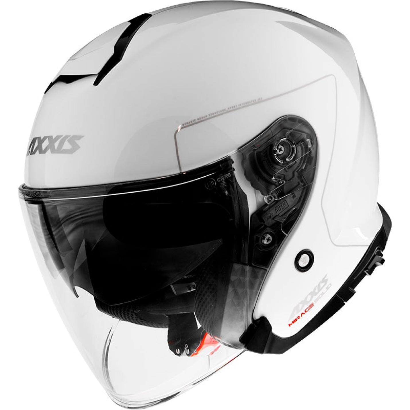 Helm Axxis Mirage SV Glans Wit XL AE-trading