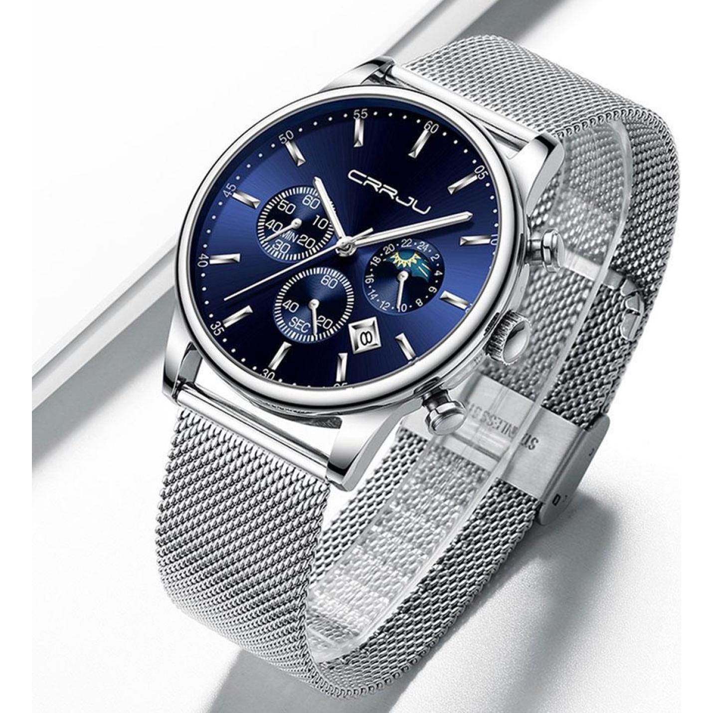crrju-horloge-herenhorloge-zilverkleurig-blauw-staal-sfeer