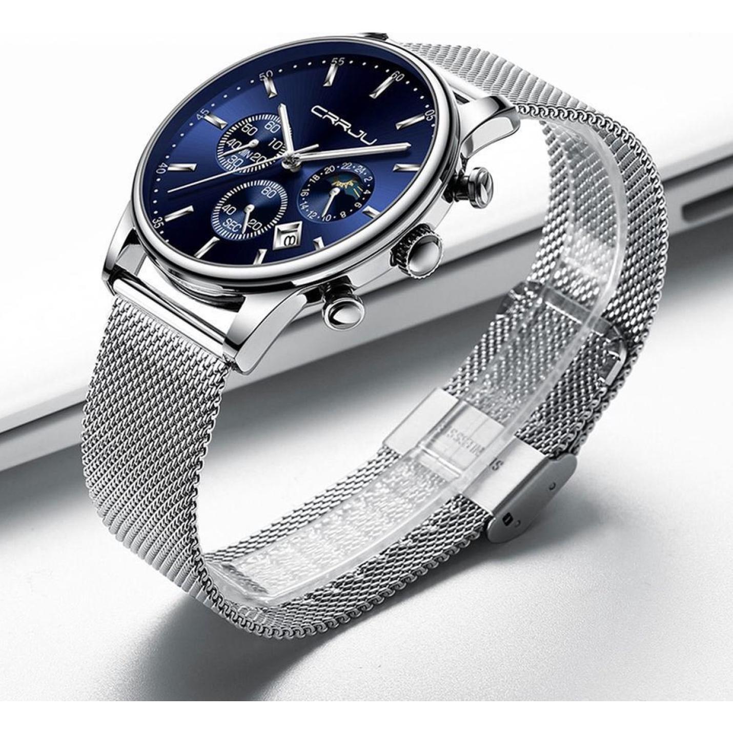 crrju-horloge-herenhorloge-zilverkleurig-blauw-staal-sfeer2