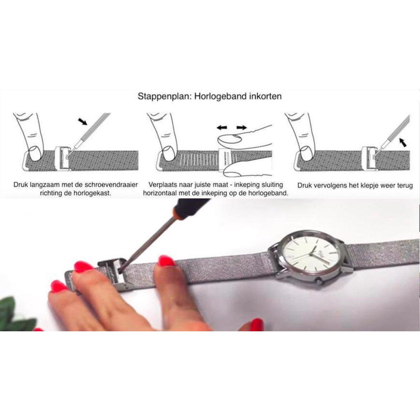 Horloge store sluiting openen