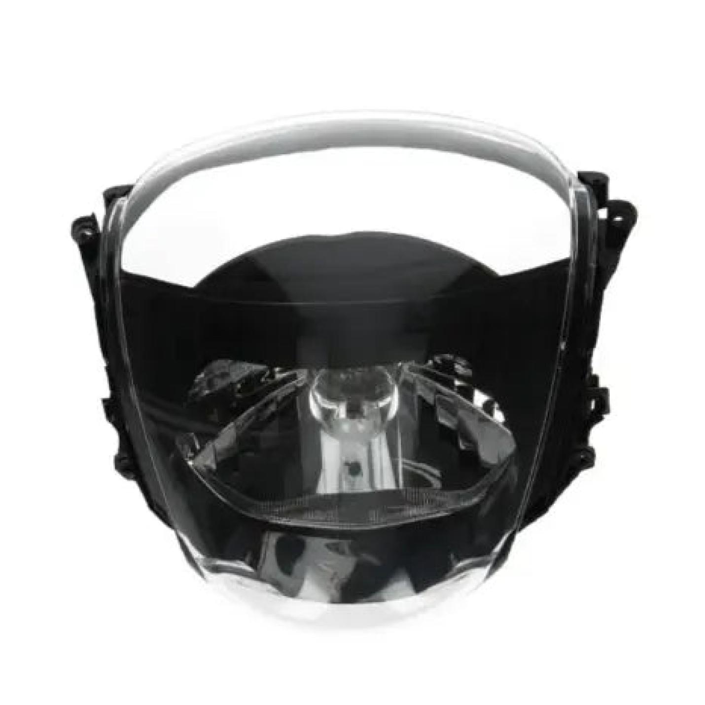 Koplamp / tellerglas Piaggio Zip model COMPLEET + Reflector + Fitting met E-keur halogeen
