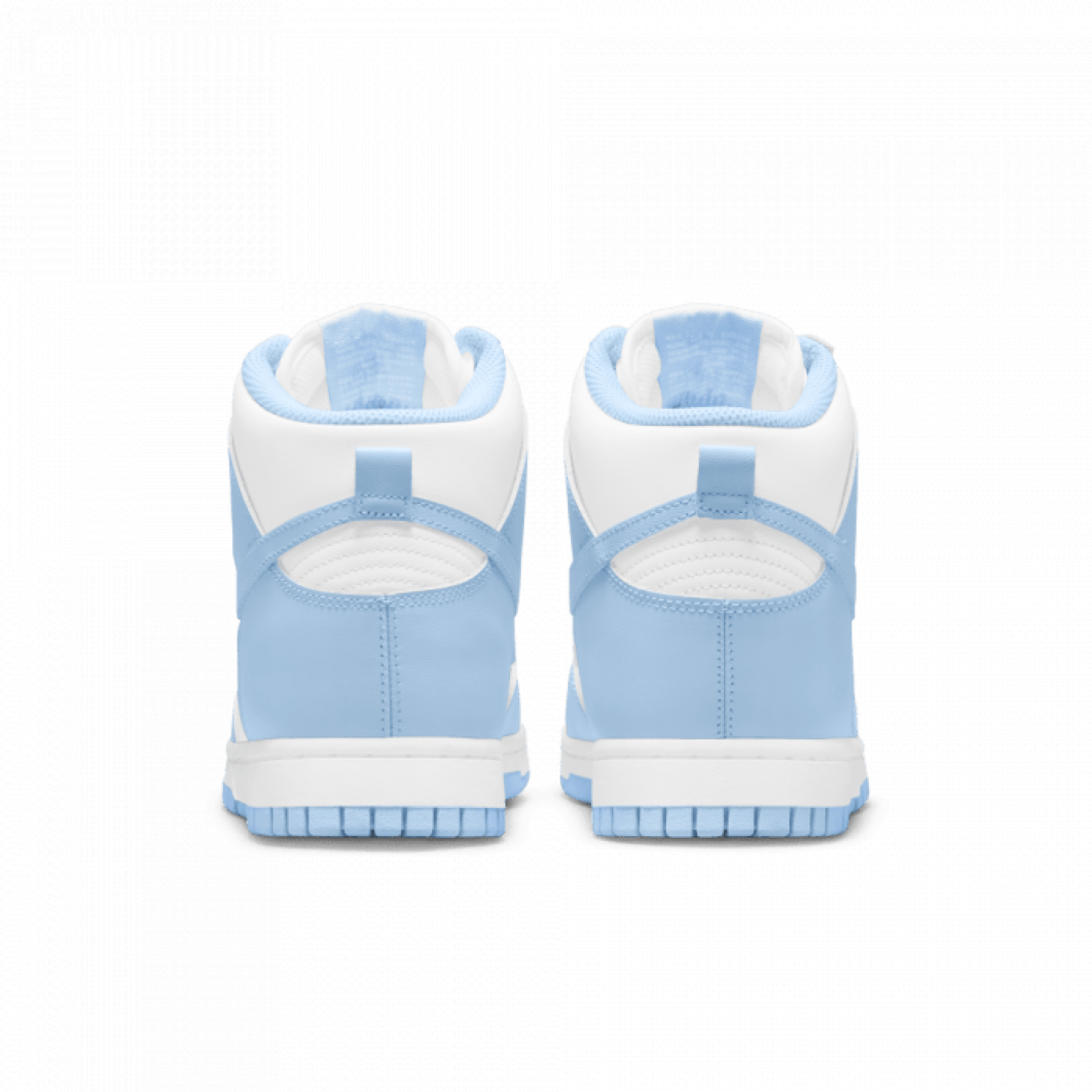 Nike dunk high baby blue top