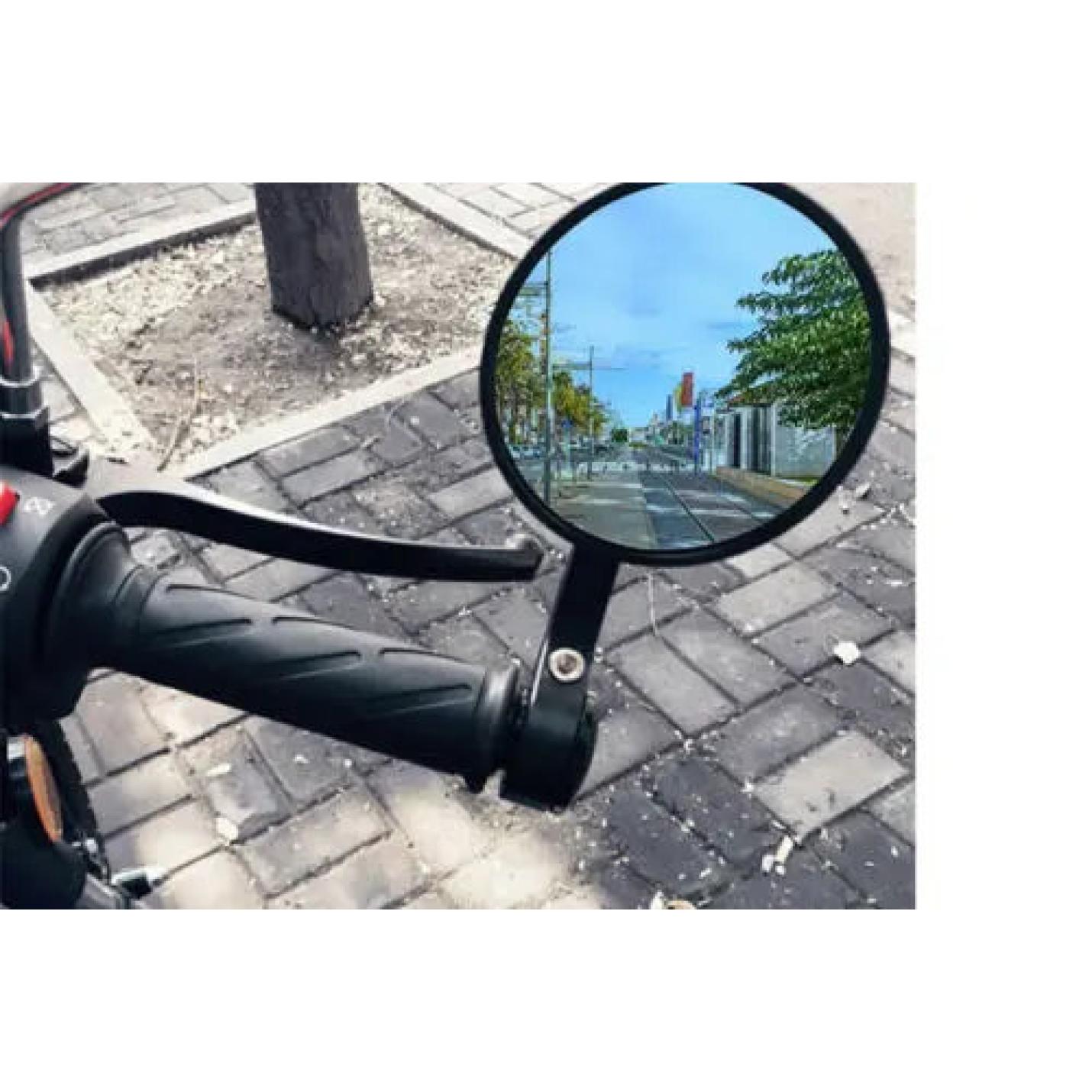 Bar end spiegels rond universeel zwart A-Extended®