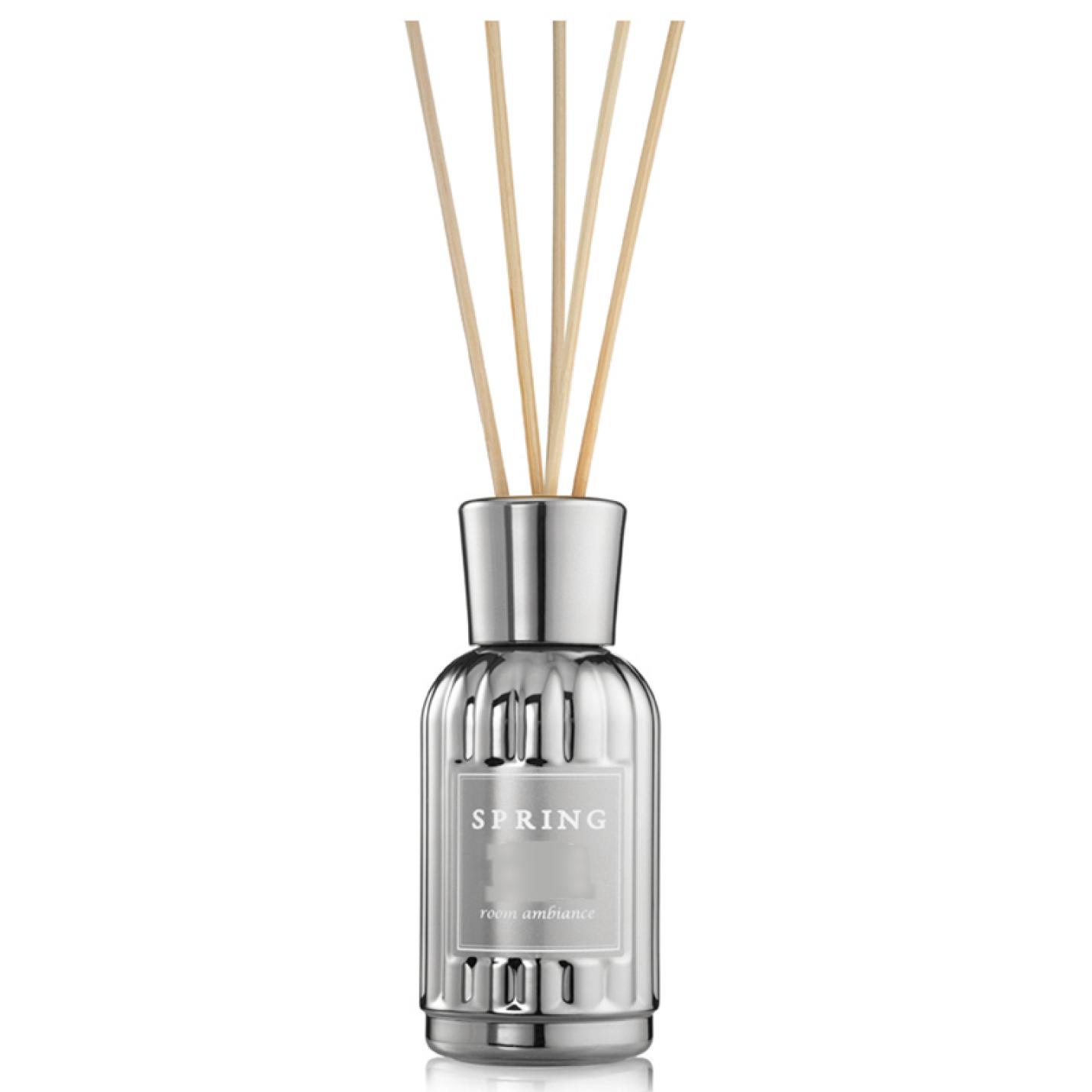 Geurstokjes 100ml zilver flesje - Spring Fragrances