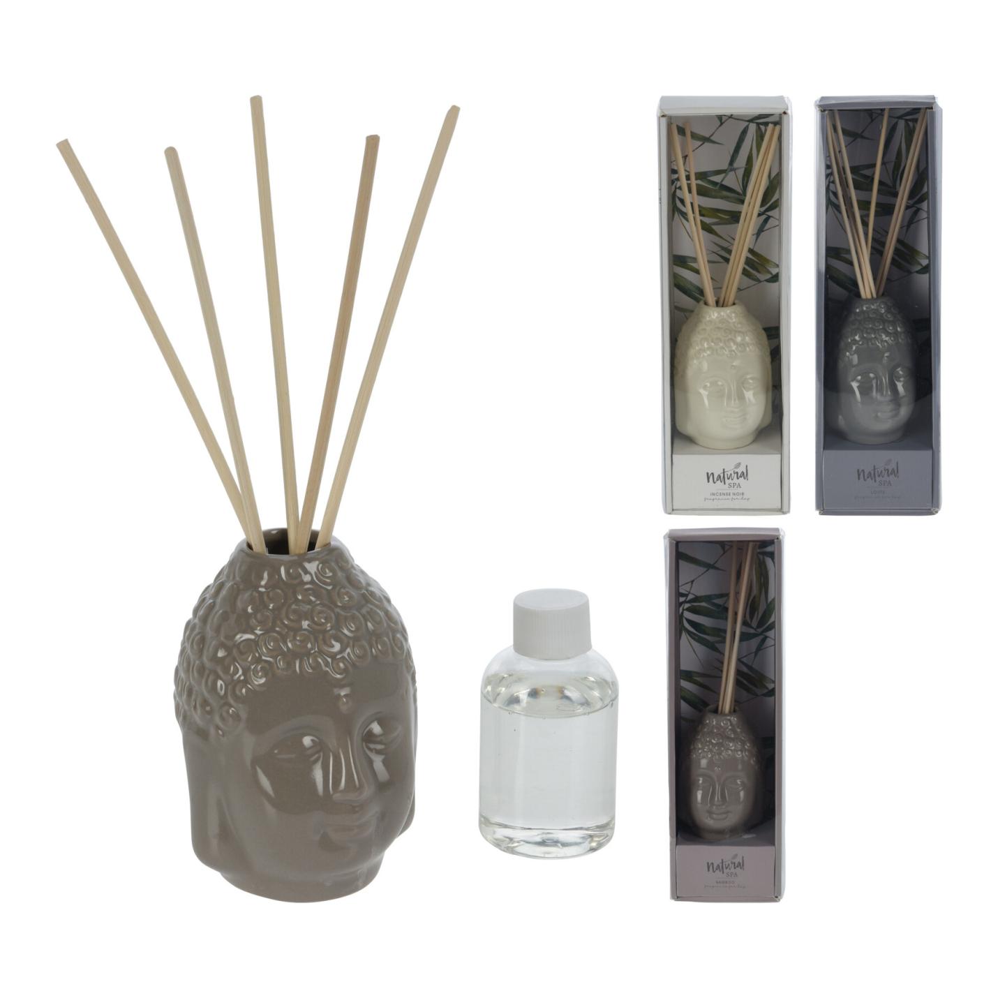 Geurstokjes 100ml in keramische Buddha