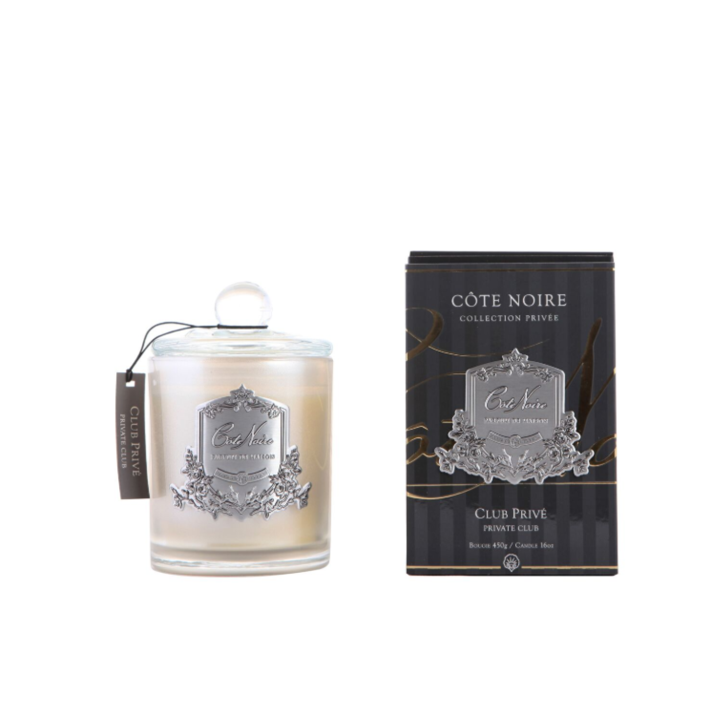 Geurkaars-Private-Club-zilver-Cote-Noire
