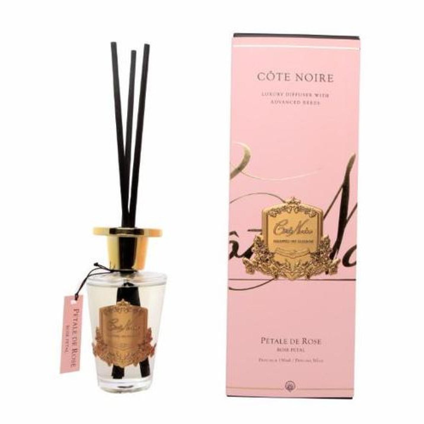 Geurstokjes-Rose-Petal-goud-Cote-Noire