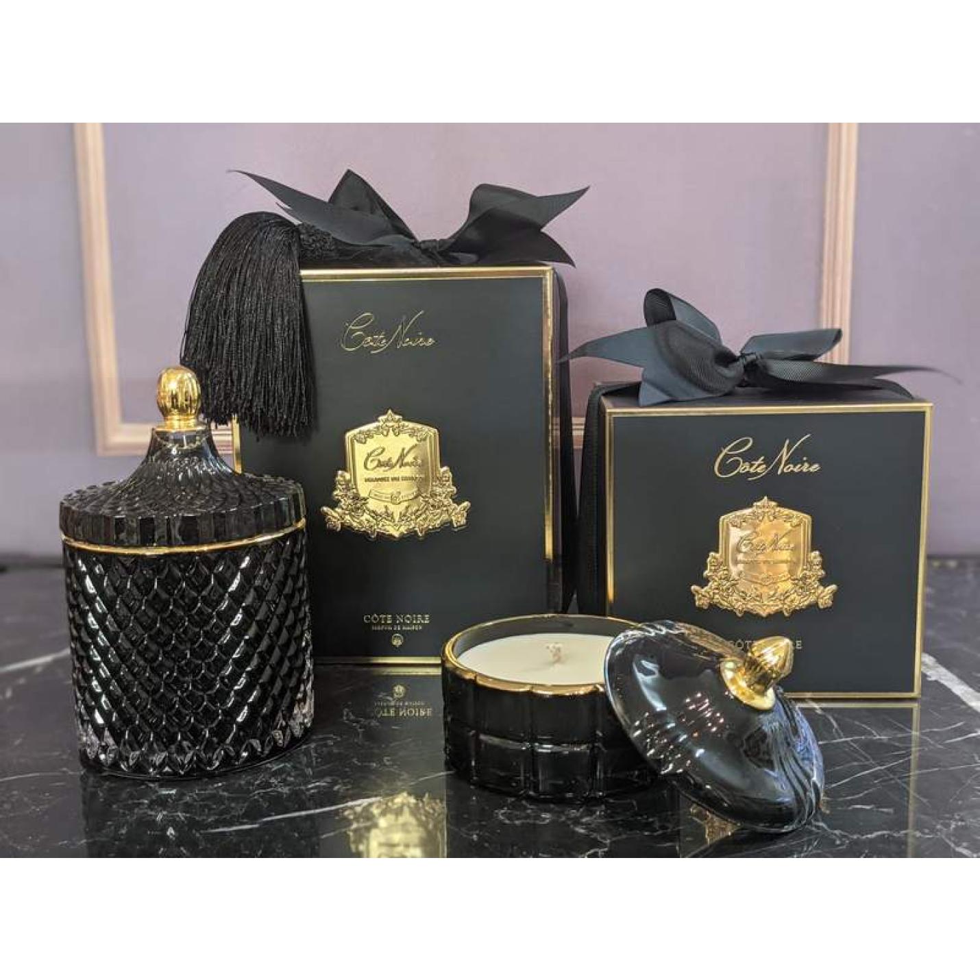 Geurkaars Art Deco zwart - French Morning Tea - Cote Noire