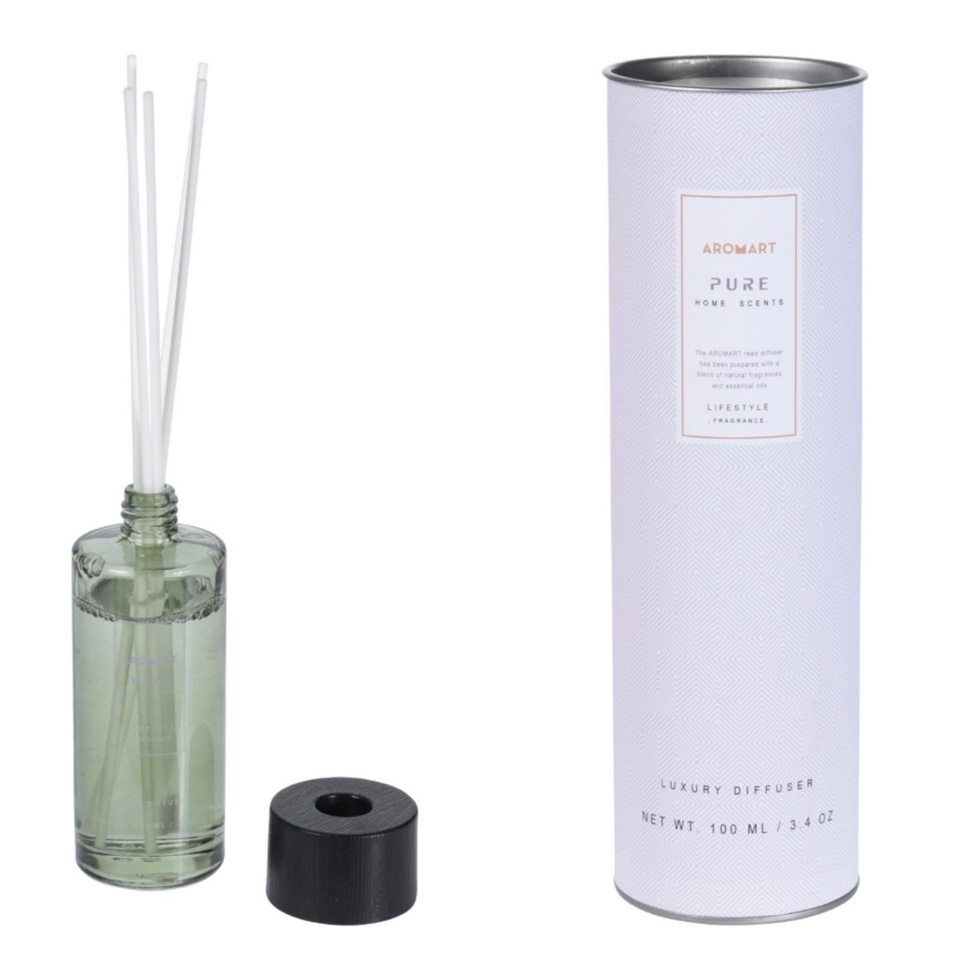 Geurstokjes PURE 100ml in stijlvolle cadeauverpakking