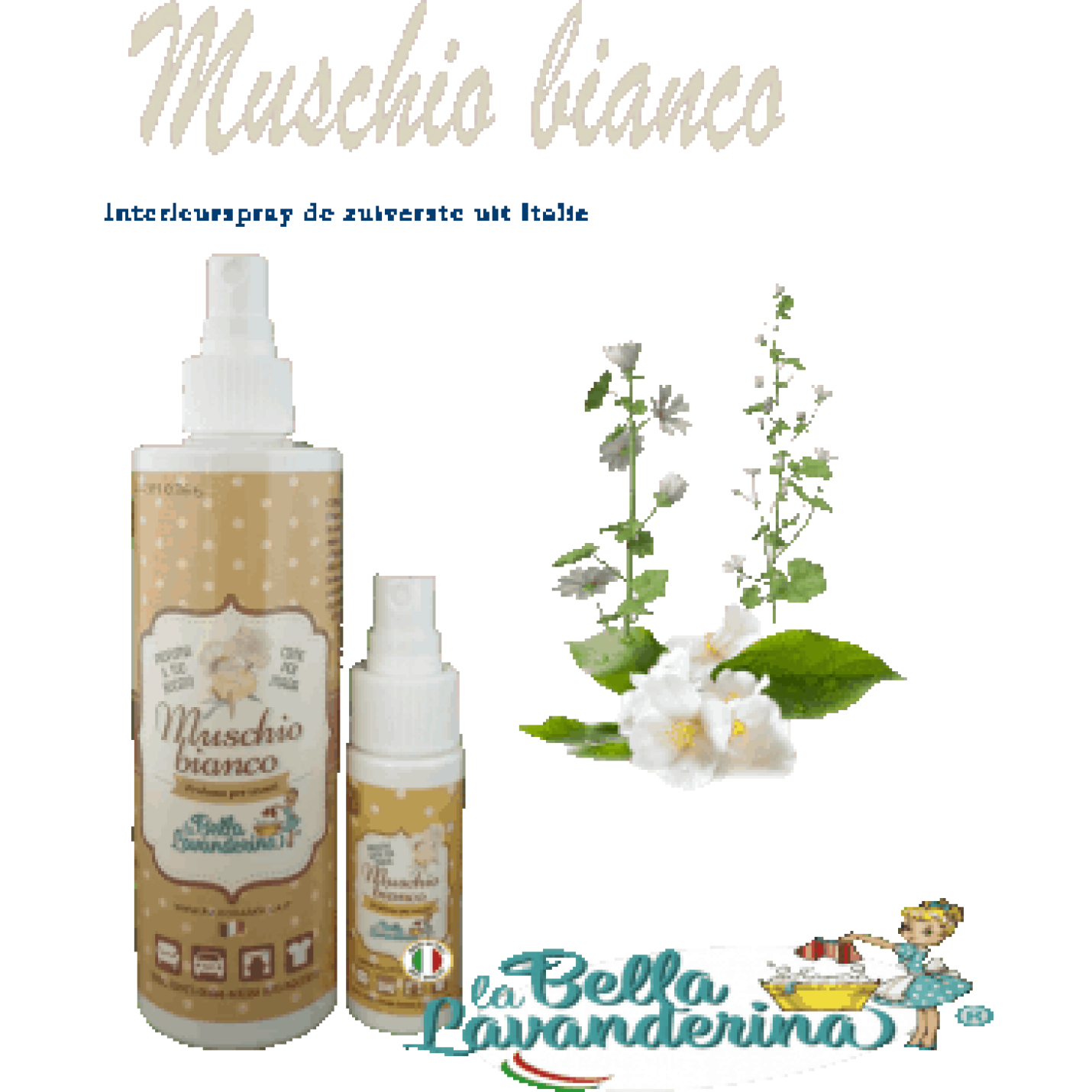 Interieurspray Muschio Bianco - La Bella Lavanderina