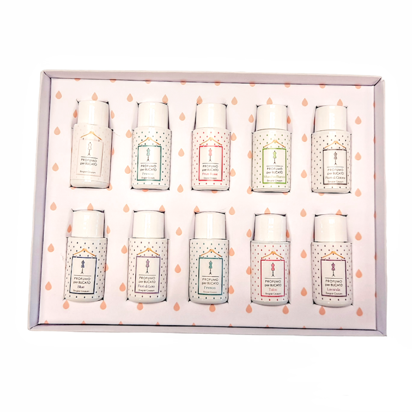 Wasparfum cadeaupakket met 10 flesjes van 20ml – Boujoir Couture