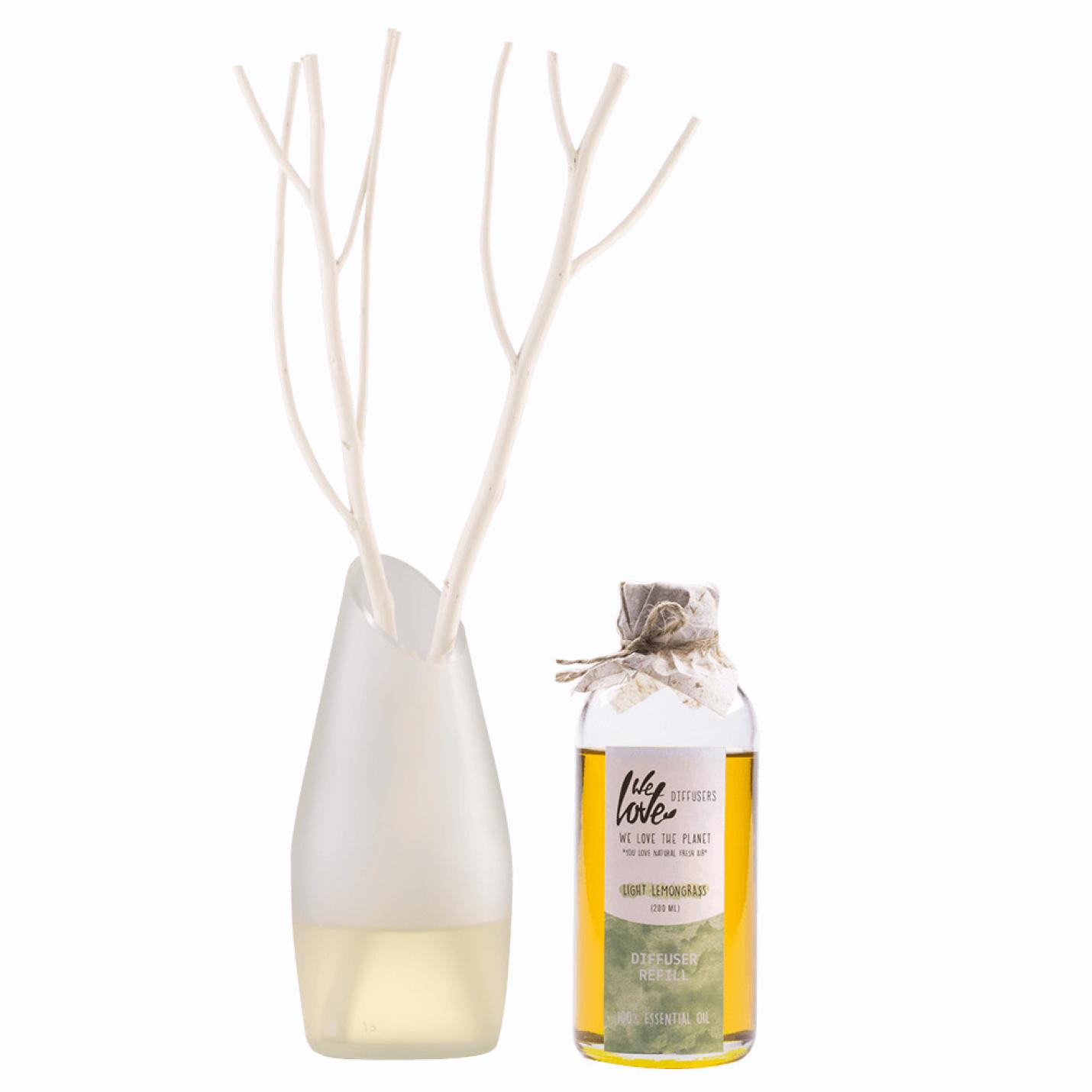 Geurstokjes Light Lemongrass 200ml - We Love The Planet