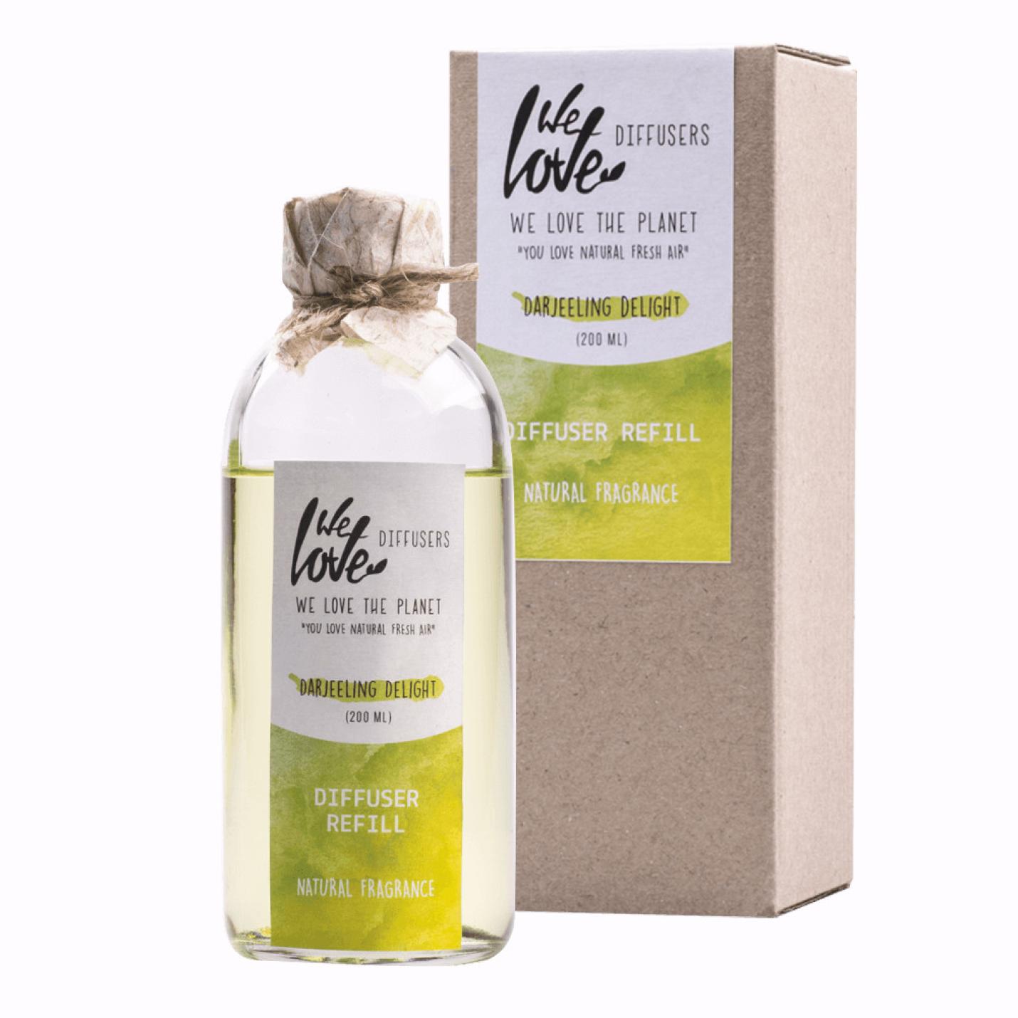 Darjeeling Delight 200ml geurstokjes navulling refill - We Love The Planet