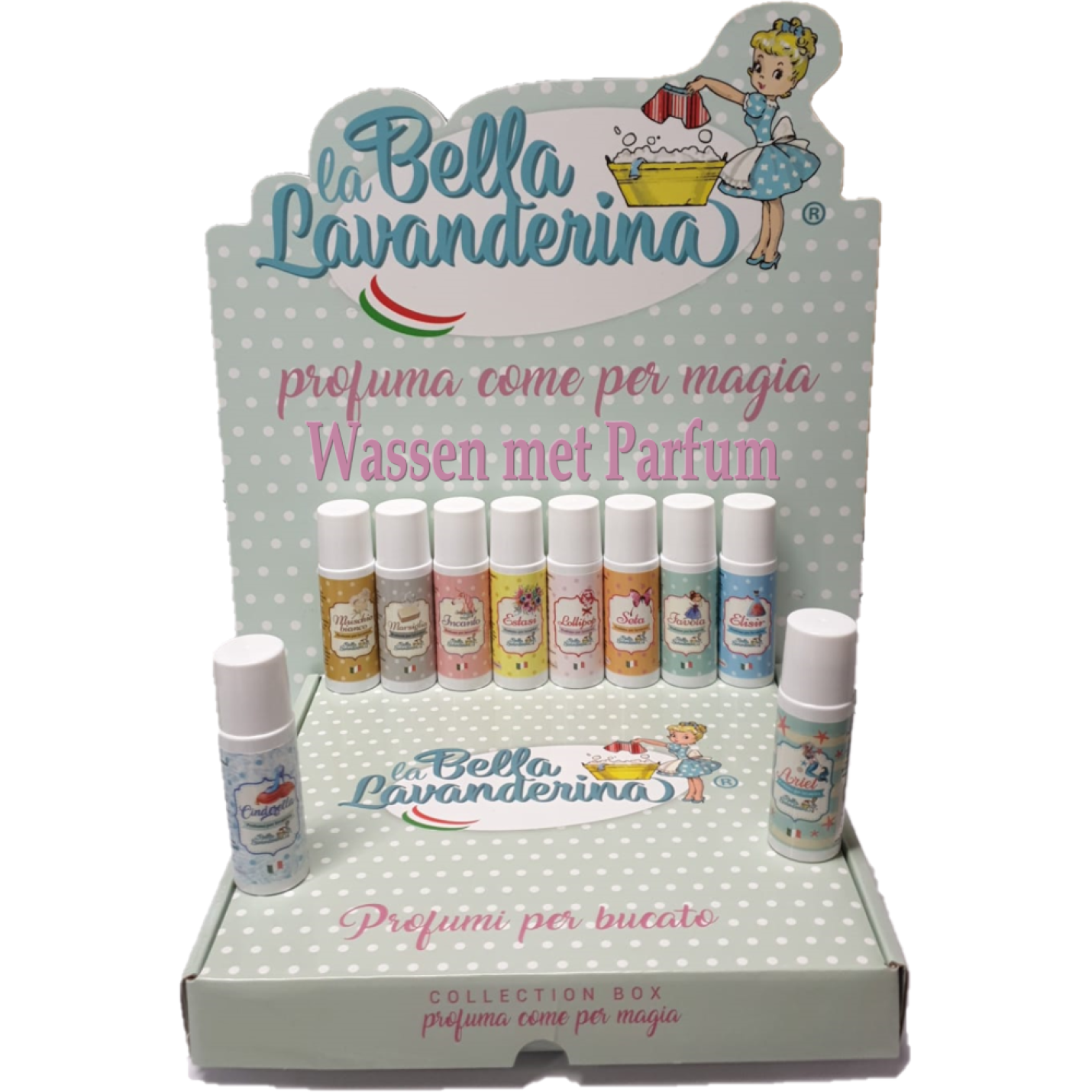 Wasparfum cadeaupakket 10x30ml La Bella Lavanderina