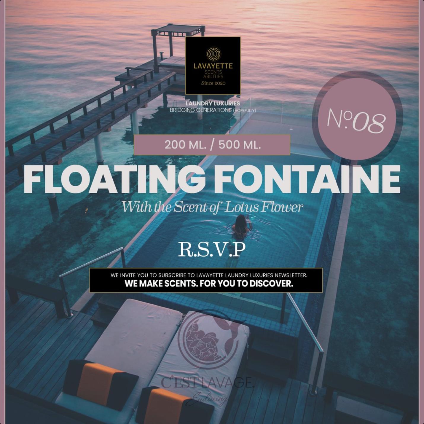 Wasparfum No.8 FLOATING FONTAINE 500ml - Lavayette Premium