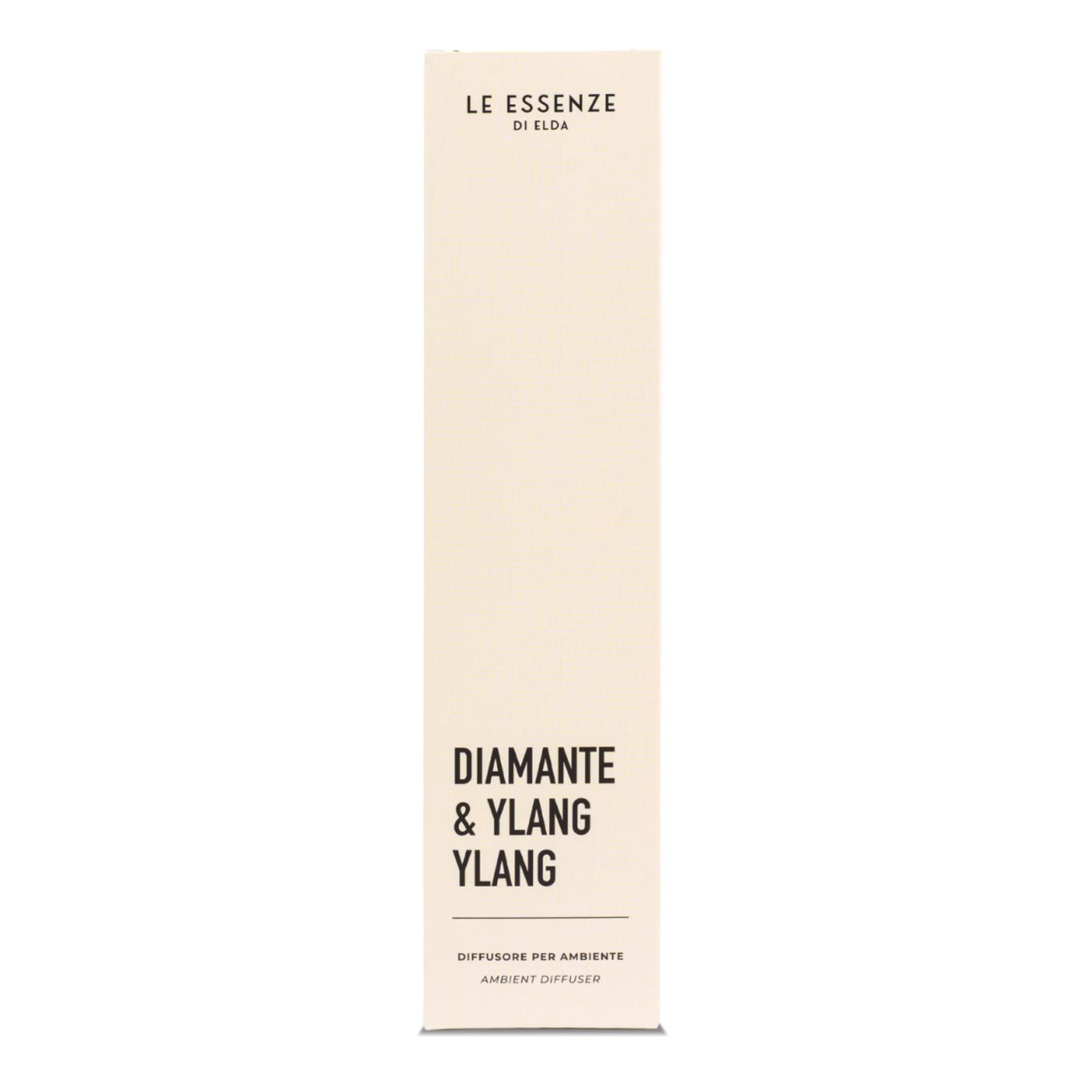 Geurstokjes Diamante Ylang Ylang 250ml - Le Essenza di Elda