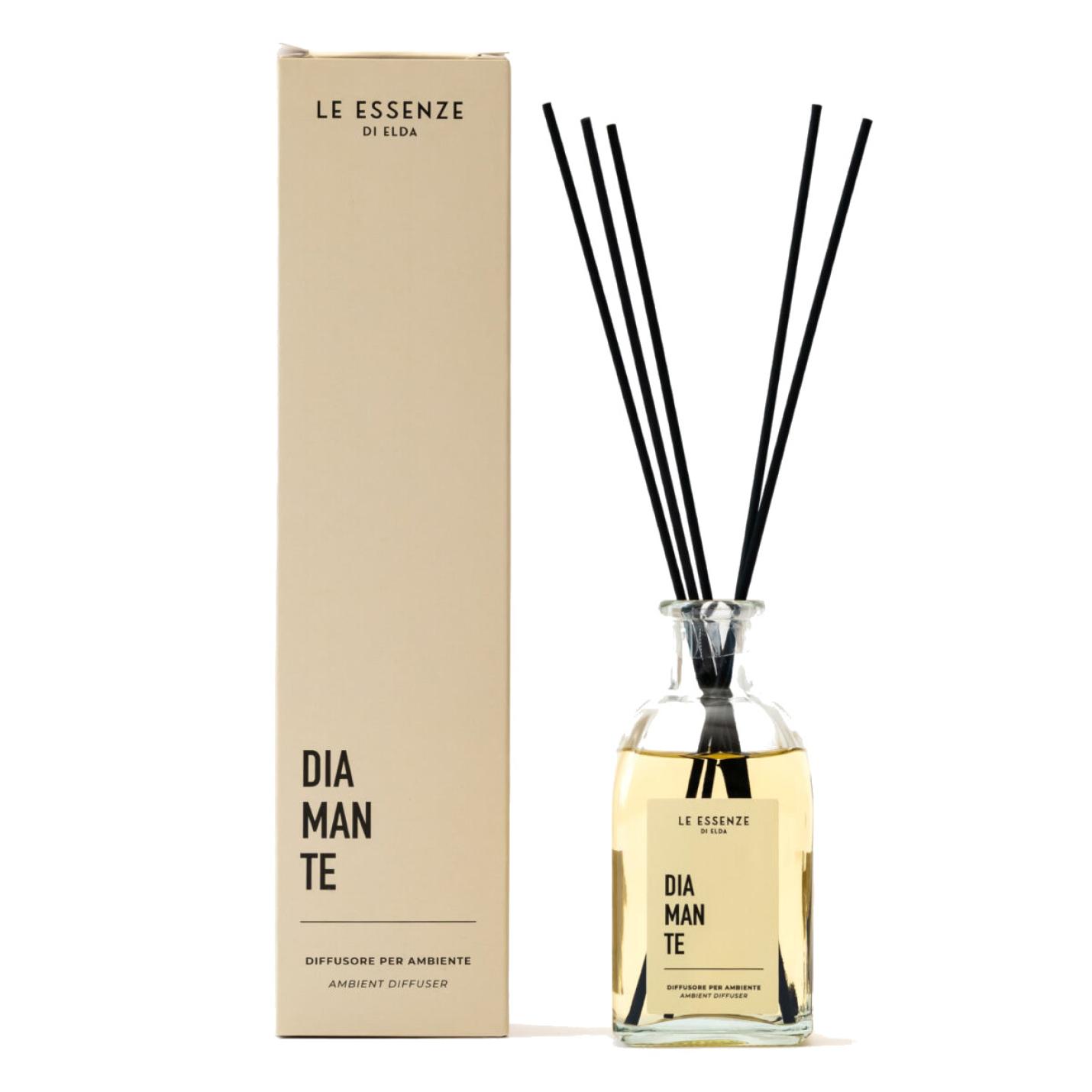 Geurstokjes Diamante 250ml - Le Essenza di Elda