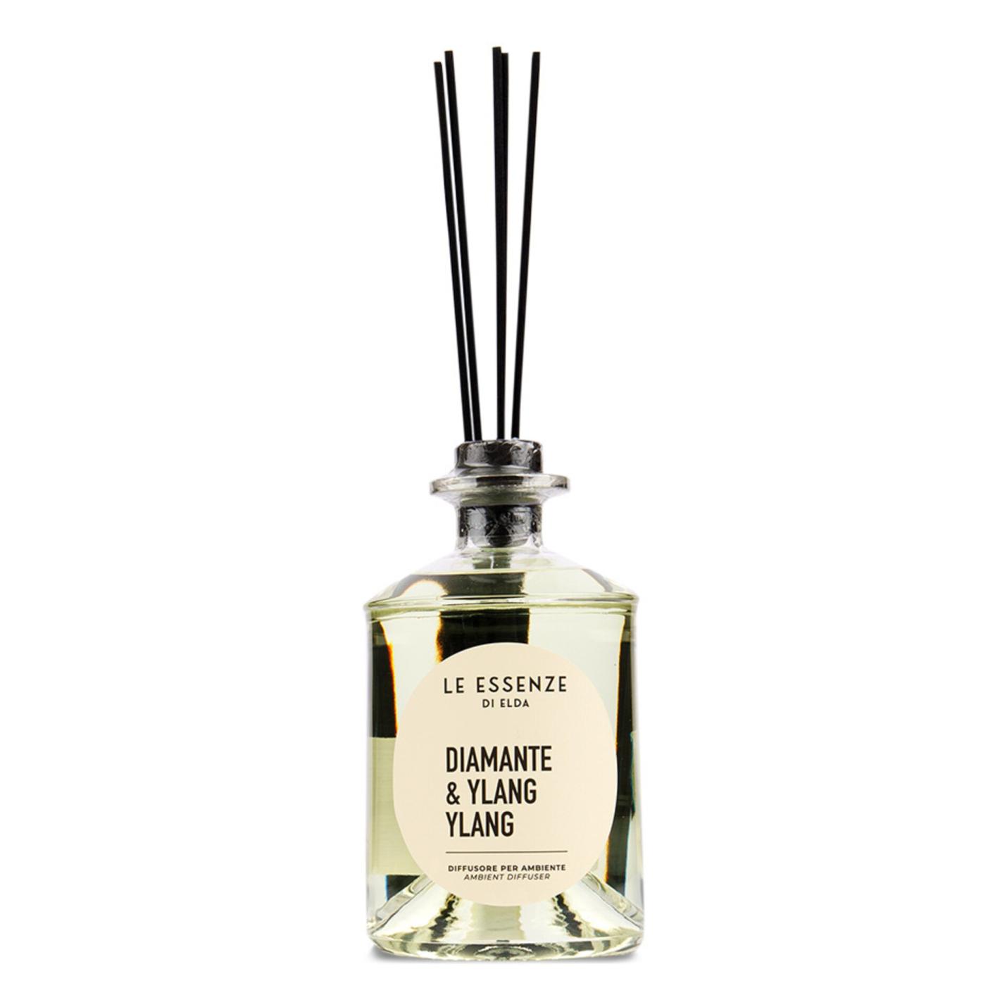 Geurstokjes Diamante Ylang Ylang 500ml - Le Essenza di Elda