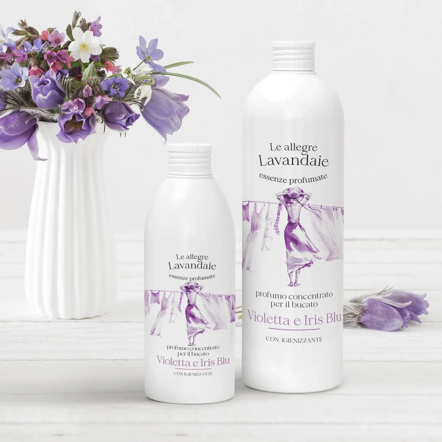 Wasparfum VIOLETTA e IRIS BLU - Le Allegre Lavandaie