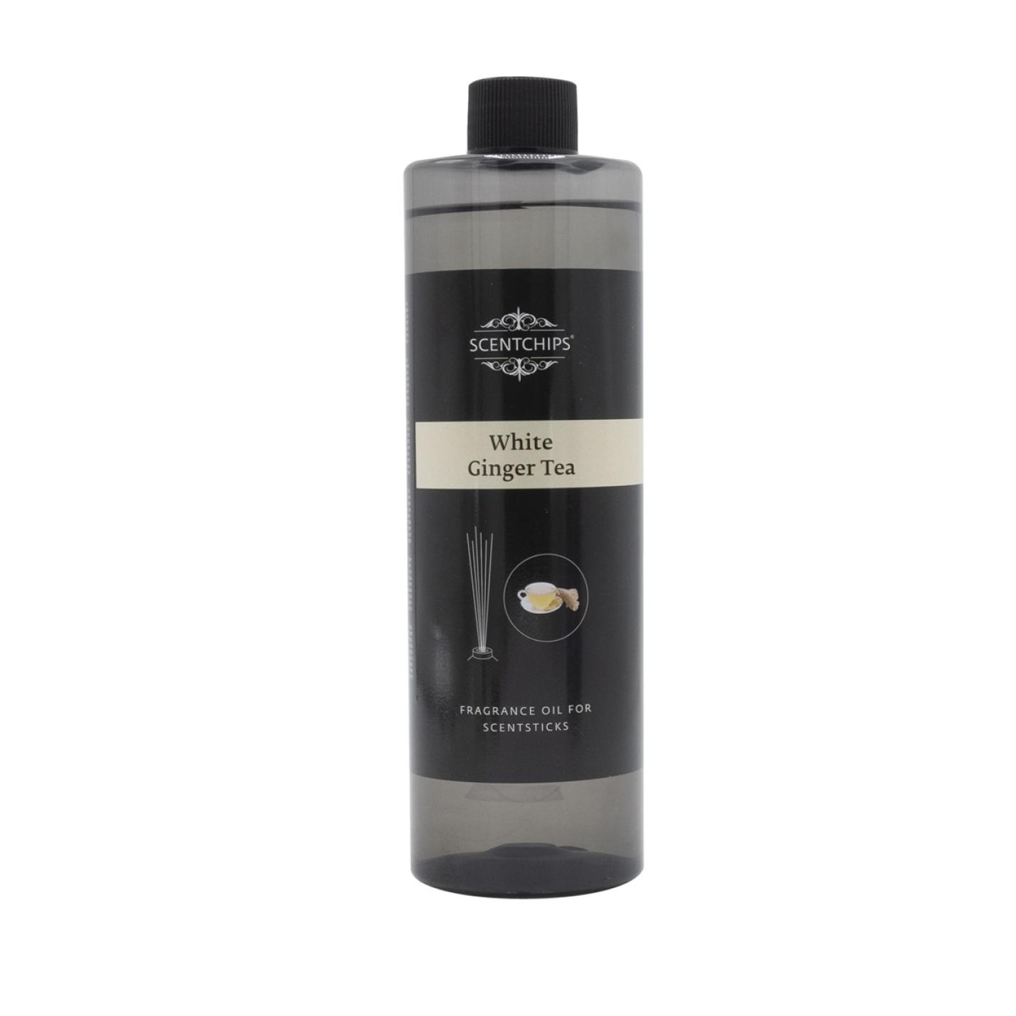 400ml White Ginger Tea - navulling voor geurstokjes - ScentChips