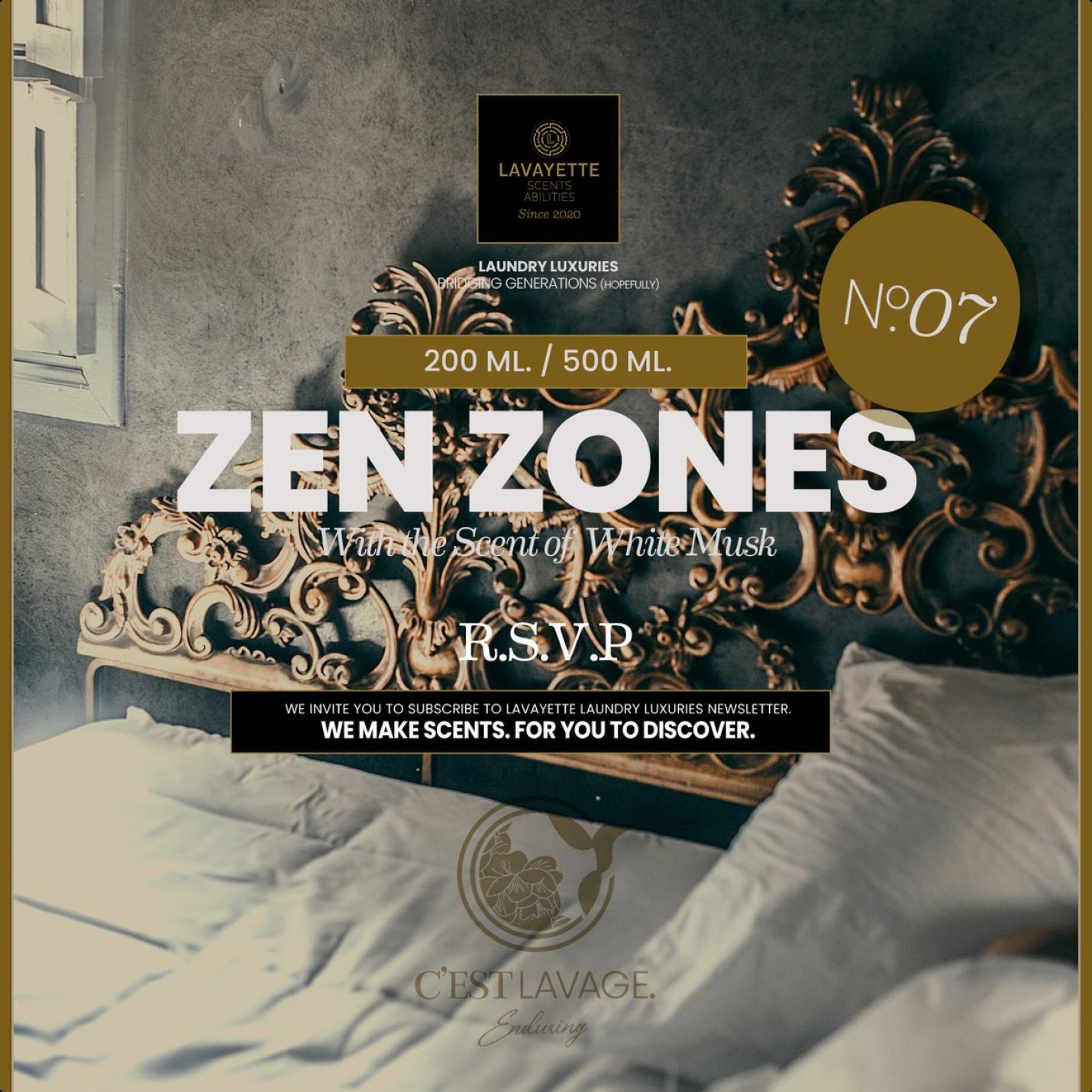 Wasparfum No.7 ZEN ZONES 500ml - Lavayette Premium