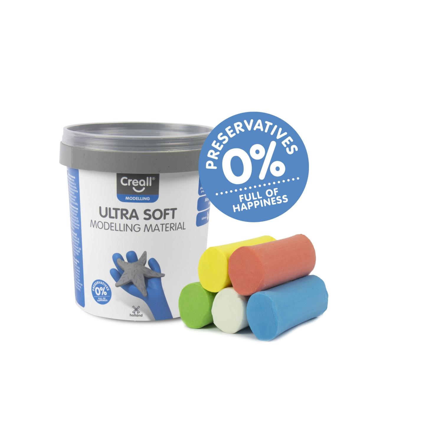 Creall Ultra soft 300gram boetseermateriaal - pastel colours; Afbeelding: 2