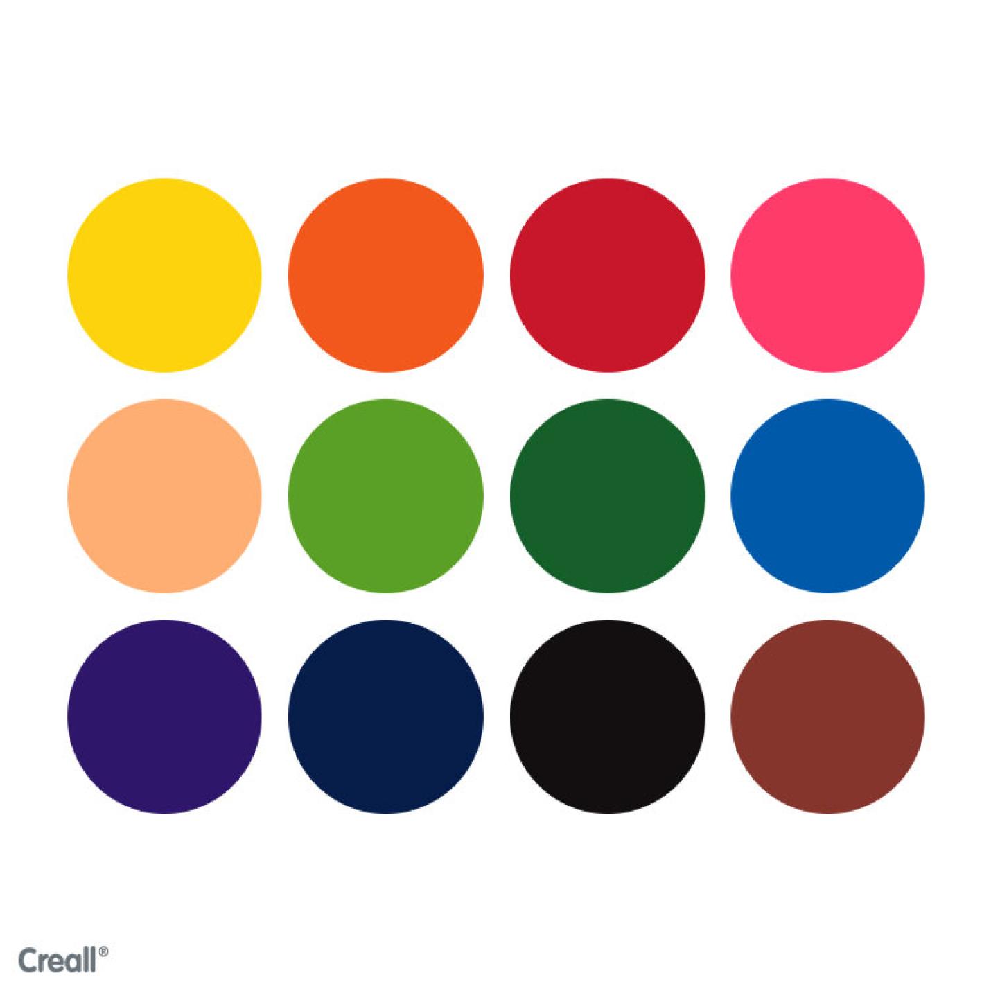 Creall Maxi 12 kleurpotloden + slijper; Afbeelding: 2