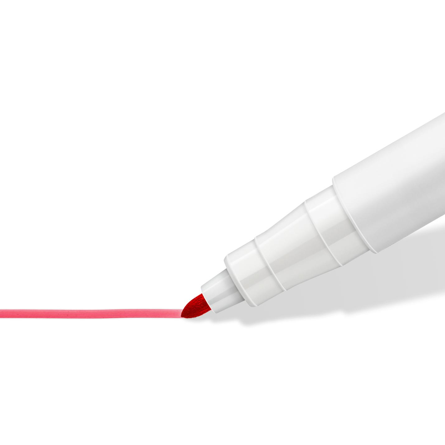 Whiteboard pen Lumocolor 301 - rood - 10 stuks; Afbeelding: 2