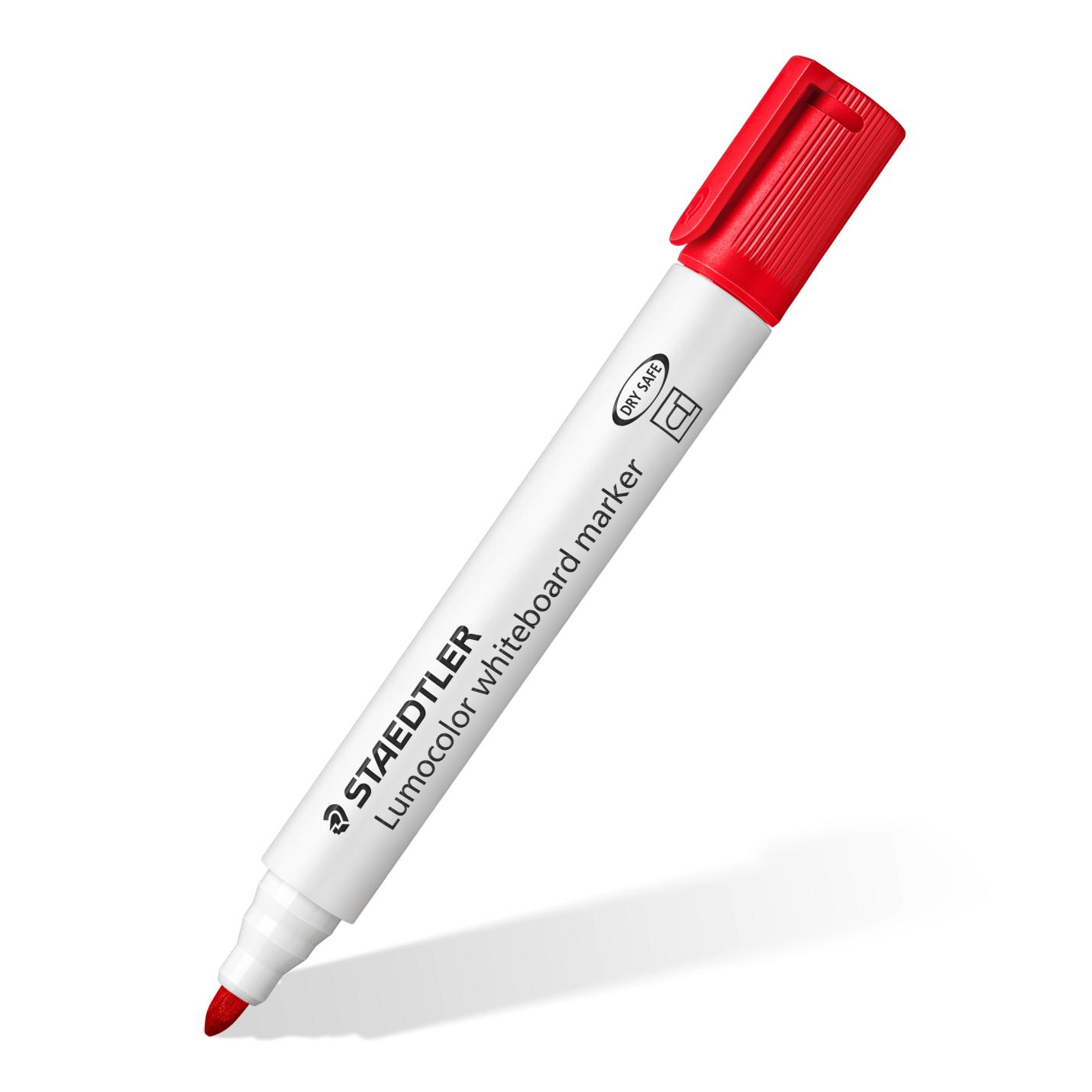 Whiteboarmarker Lumocolor 351 ronde punt - rood - p/stuk