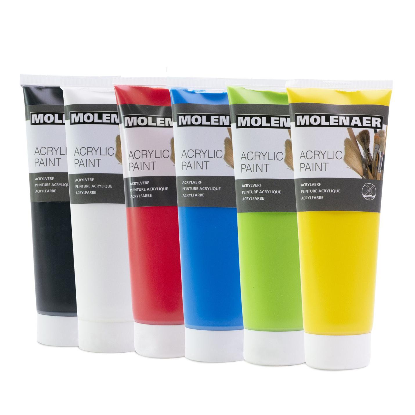 Molenaer Acrylic paint 6x250ml