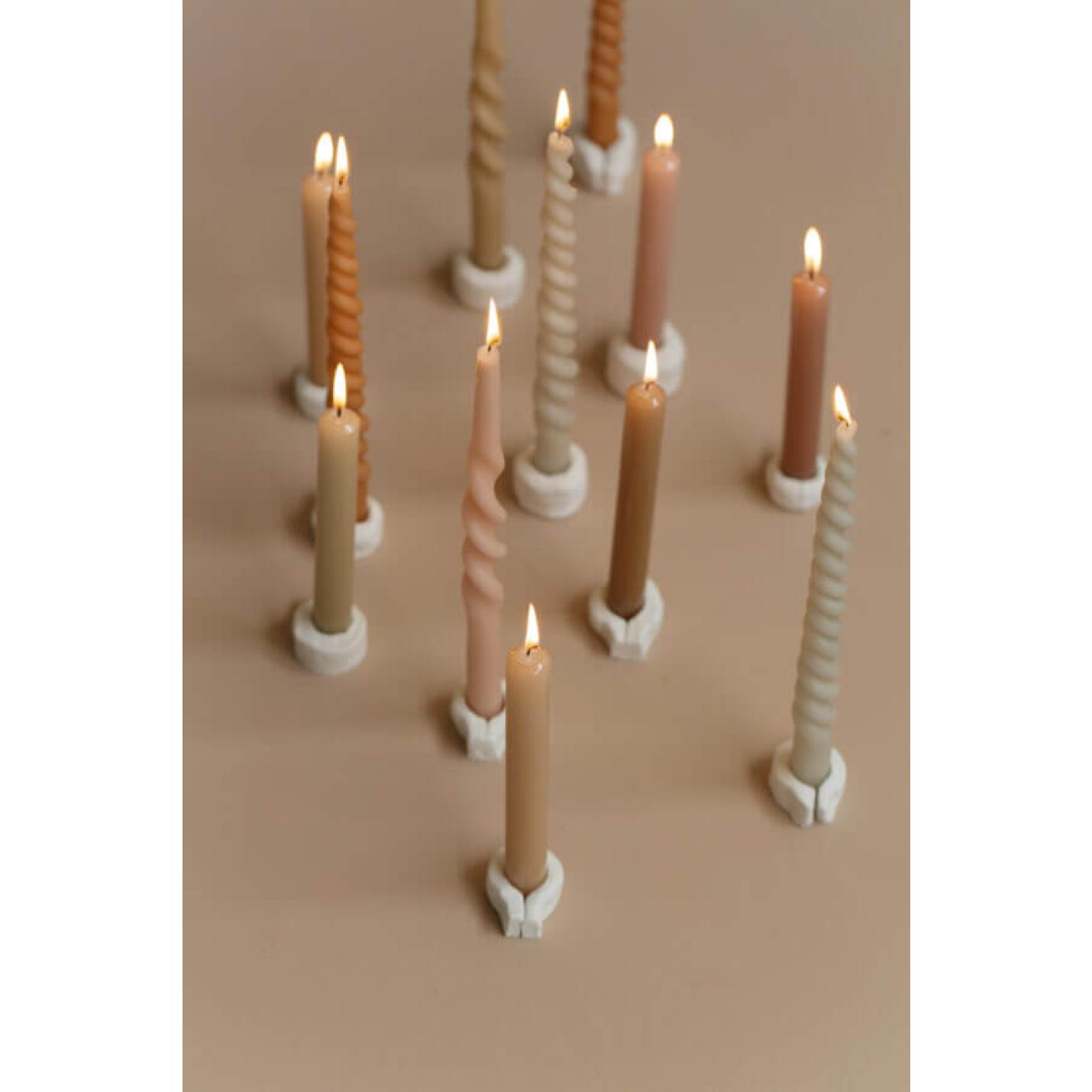 kaarsen hoogglans Abricot per 4 stuks; Afbeelding: 2