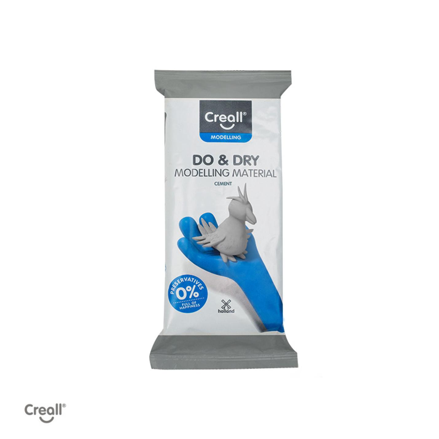 Creall Do & Dry luchthardend boetseermateriaal - cement - 500gram