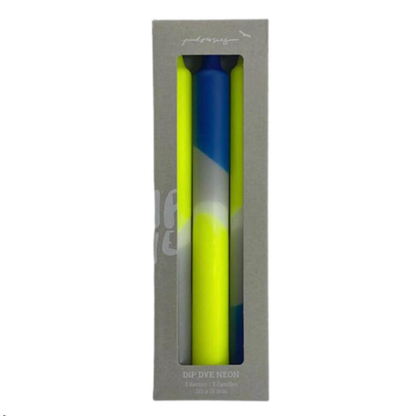 Dip Dye kaars Neon - Racing Husky; Afbeelding: 2