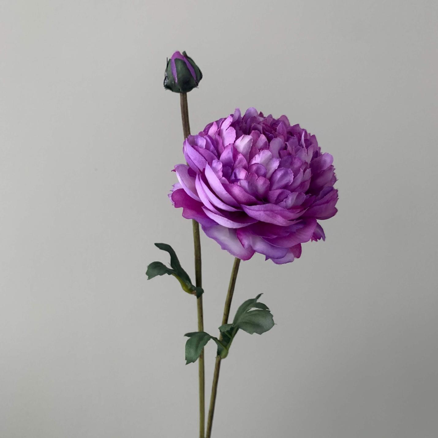 Zijden bloem mini Ranonkel lavendel; Afbeelding: 2