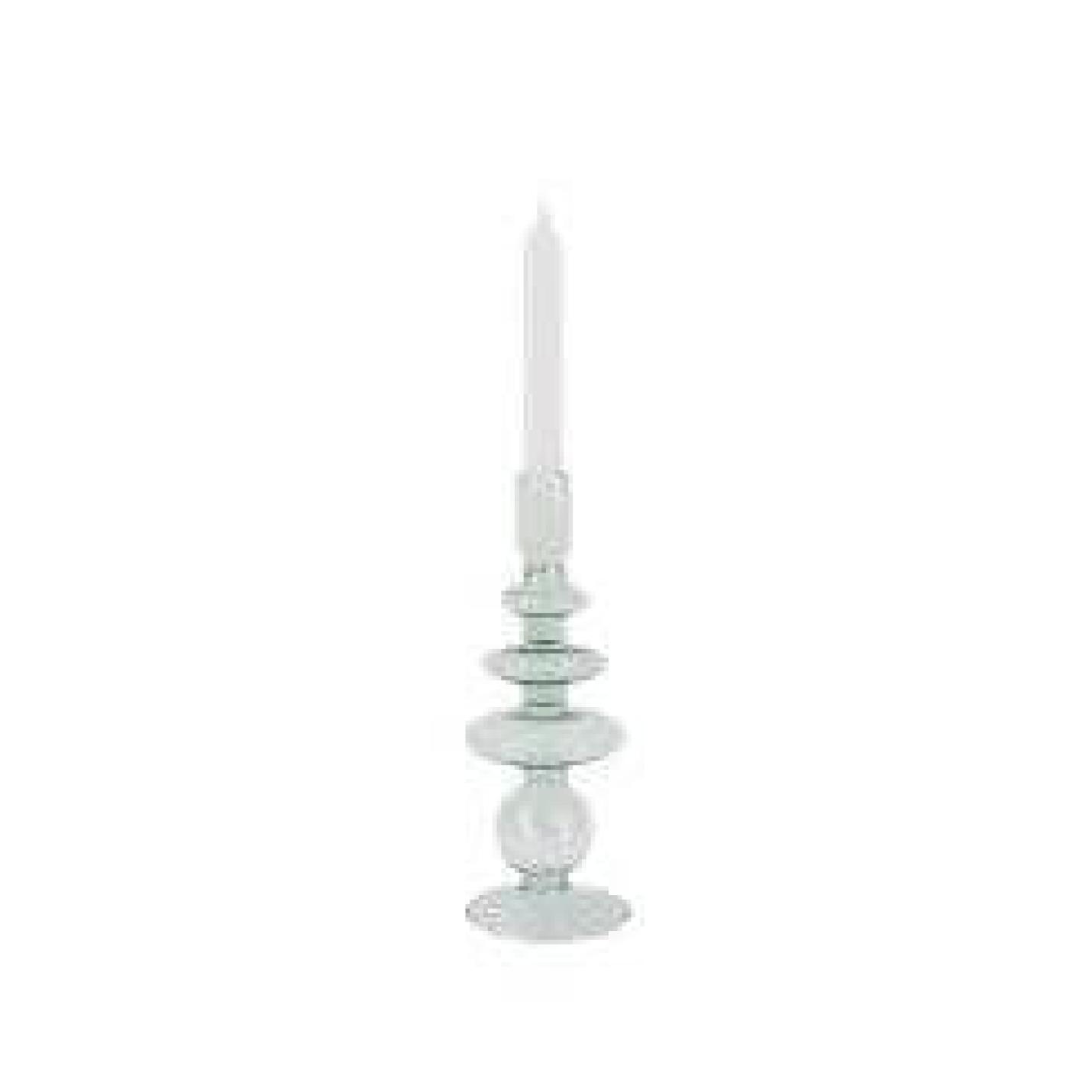 Glazen kandelaar Art Ring large groen; Afbeelding: 2